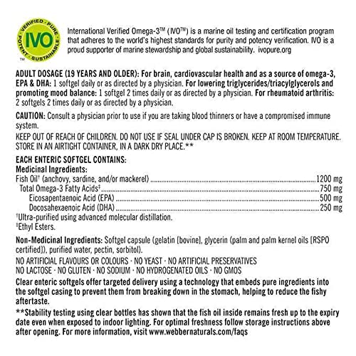 Kirkland Omega-3 Fish Oil 1000mg 300 Softgels - Medaid International