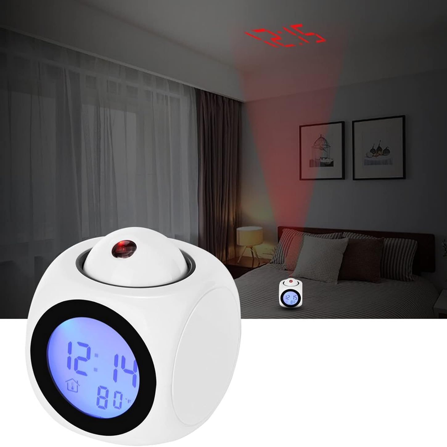3-in-1 Projection Alarm Clock