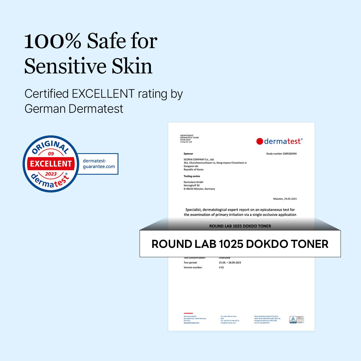 ROUND LAB 1025 Dokdo Toner 6.76 Fl Oz, Oil Control and Reduces Excess Sebum, Gentle Exfoliating Facial Toner, Deep Sea Water for Moisturization, Soft Finish Without Stickiness, Korean Skin Care - Medaid International