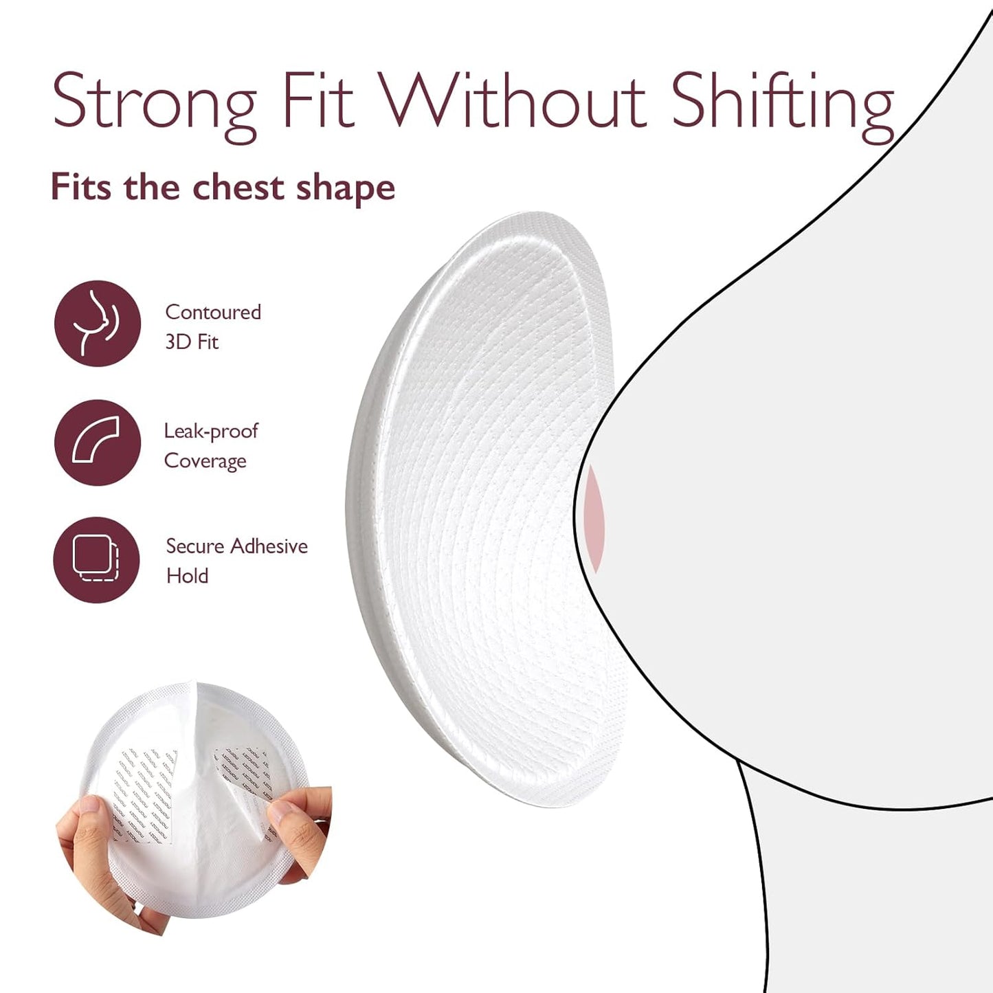 Momcozy Ultra-Thin Disposable Nursing Pads, Ultra-Absorbent and Breathable.