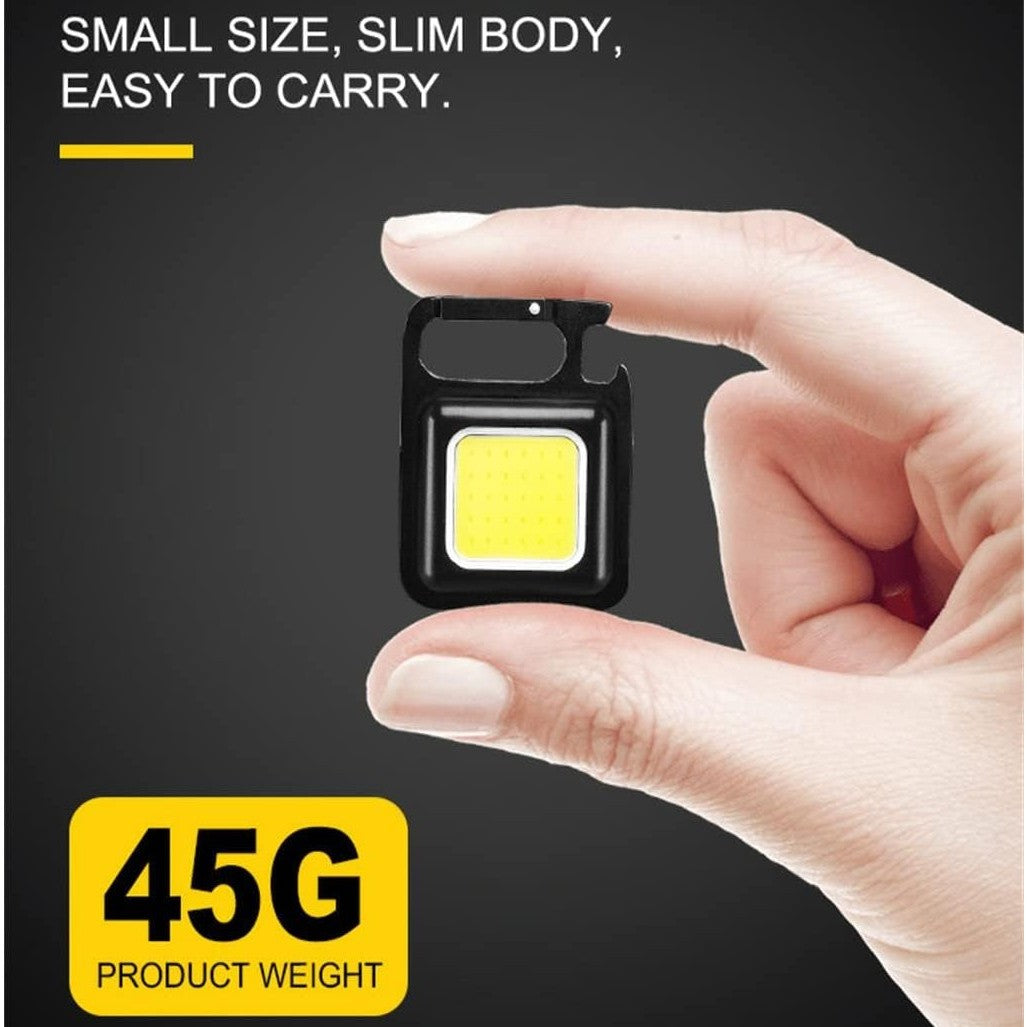 Magnetic Keychain Mini Flashlight