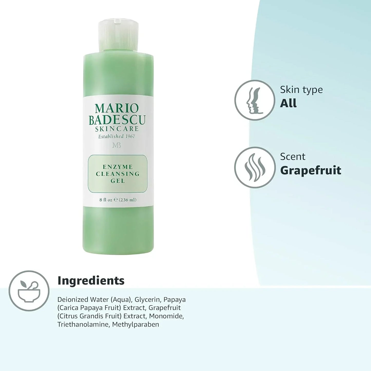 Mario Badescu - Enzyme Cleansing Gel | 118 mL - Medaid International