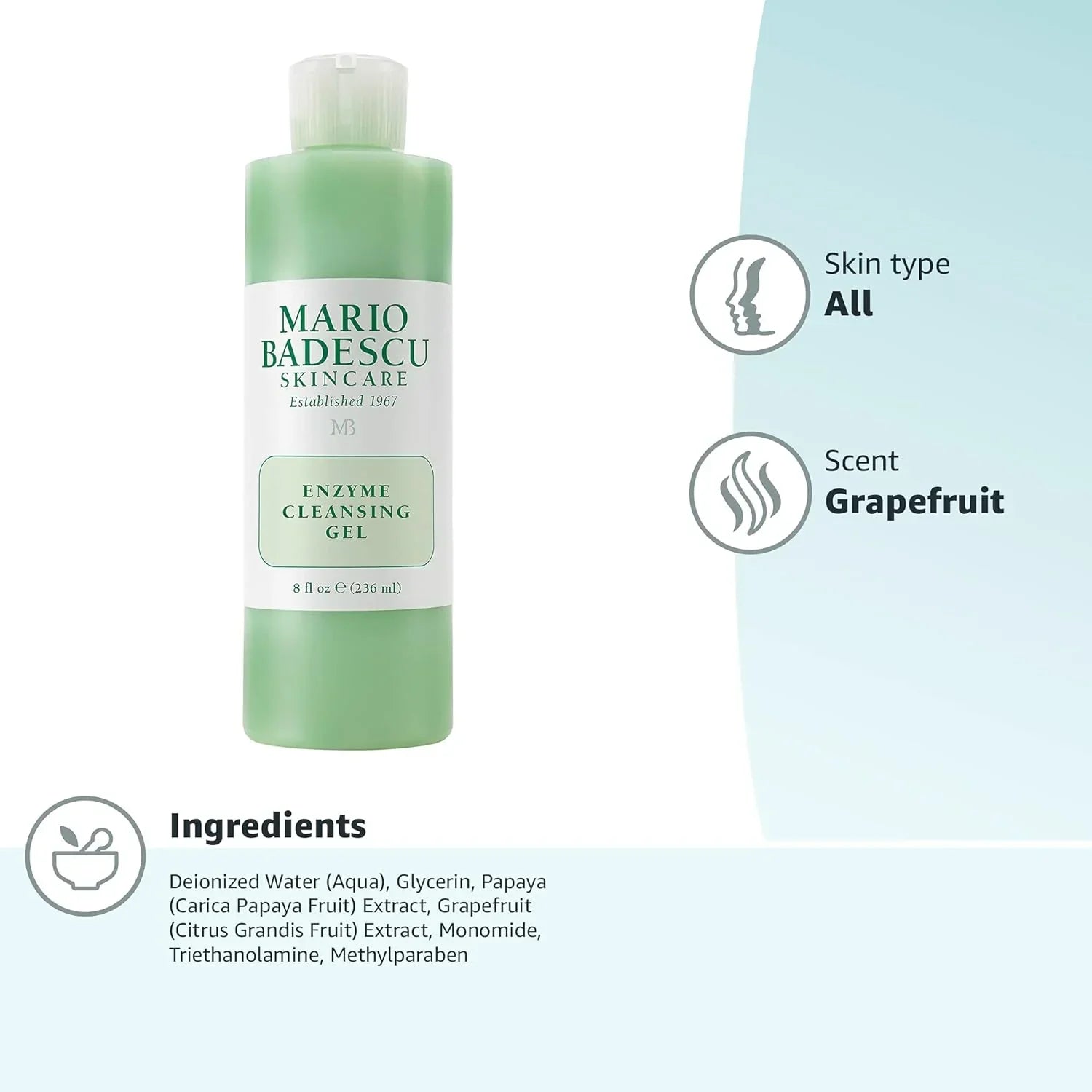 Mario Badescu - Enzyme Cleansing Gel | 118 mL - Medaid International