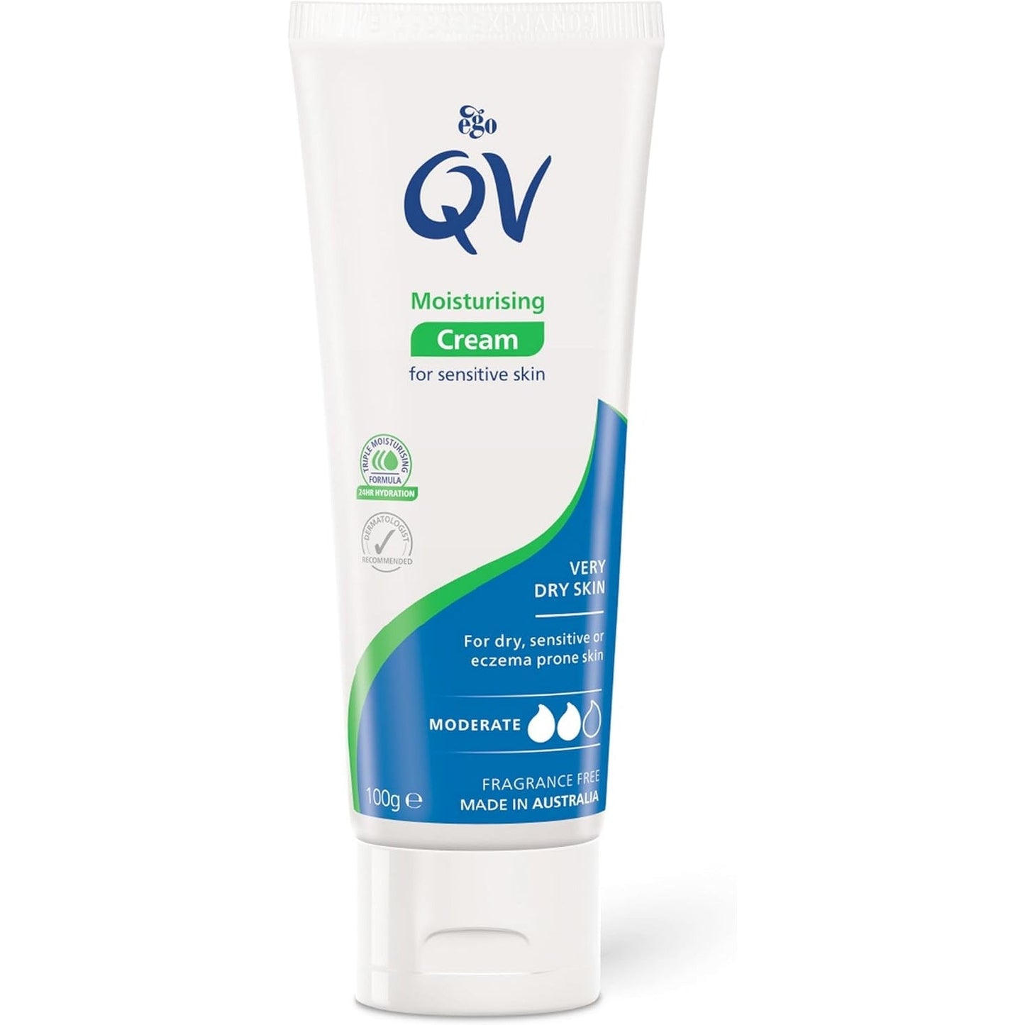 QV Cream, 500g (Pack of 1) | 10% Glycerin | Rich Protective Moisturiser, Hydrating Skin Care | Pump Dispenser Bottle - Medaid International