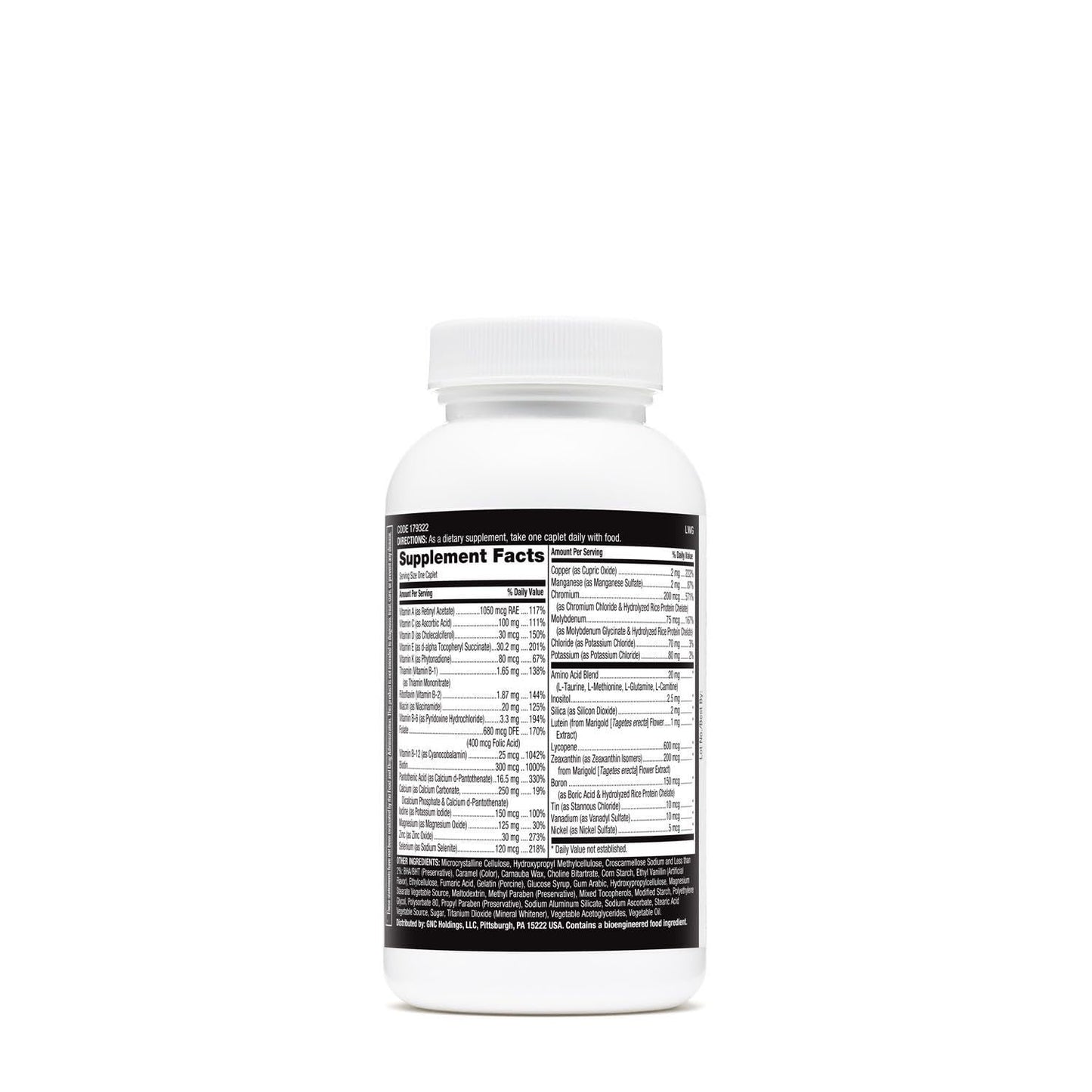 GNC Mega Men Essentials One Daily Multivitamin | Supports Overall Health and Muscle Performance | 60 Count - Medaid International