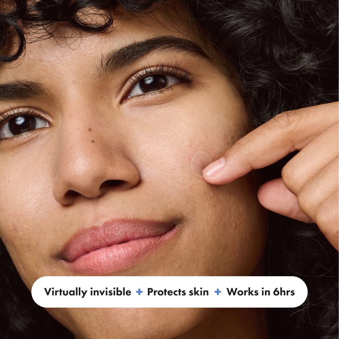 Mighty Patch™ Invisible+ Patch - Daytime Hydrocolloid Acne Pimple Patches for Covering Zits and Blemishes, Ultra Thin Spot Stickers for Face and Skin (24 Medium and 15 Small Patches) - Medaid International