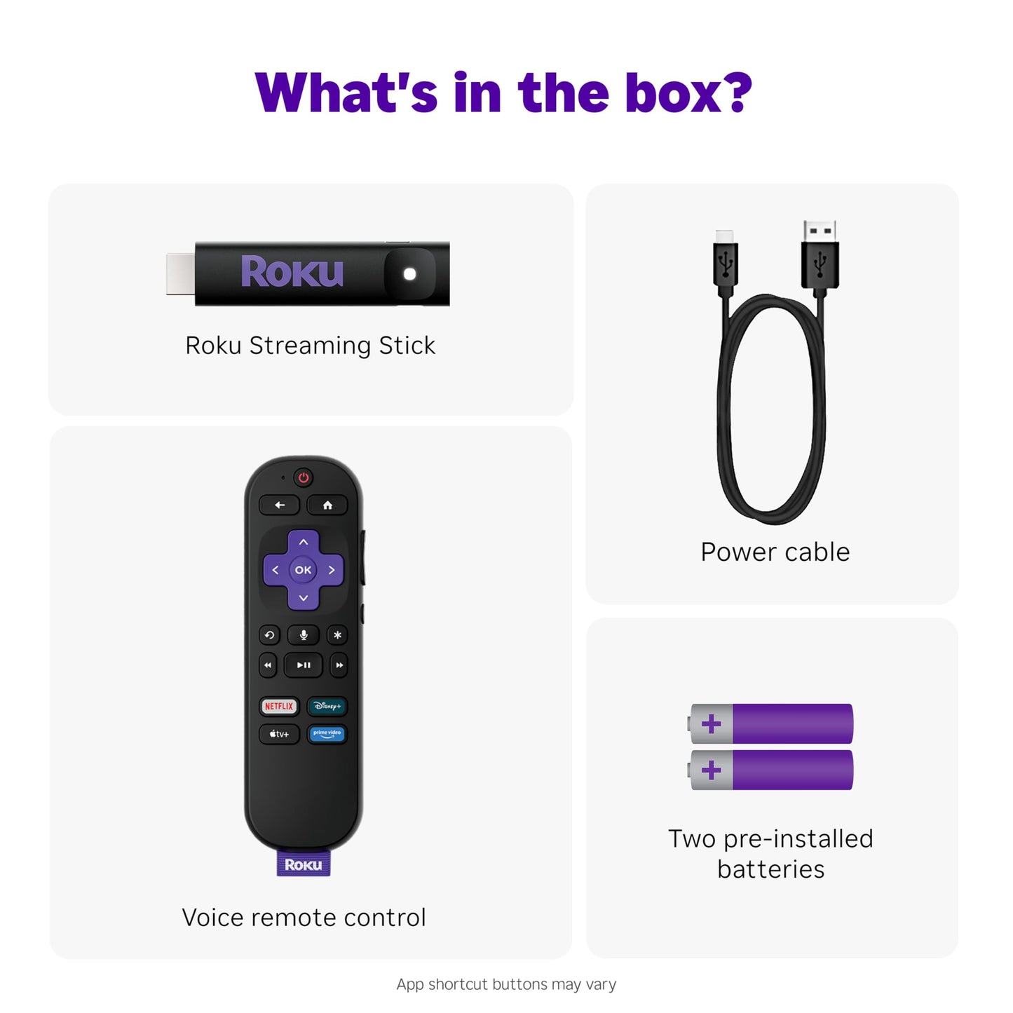 Roku® Streaming Stick™ 2025 – HD Roku Streaming Device for TV with Voice Remote – Free and Live TV - Medaid International