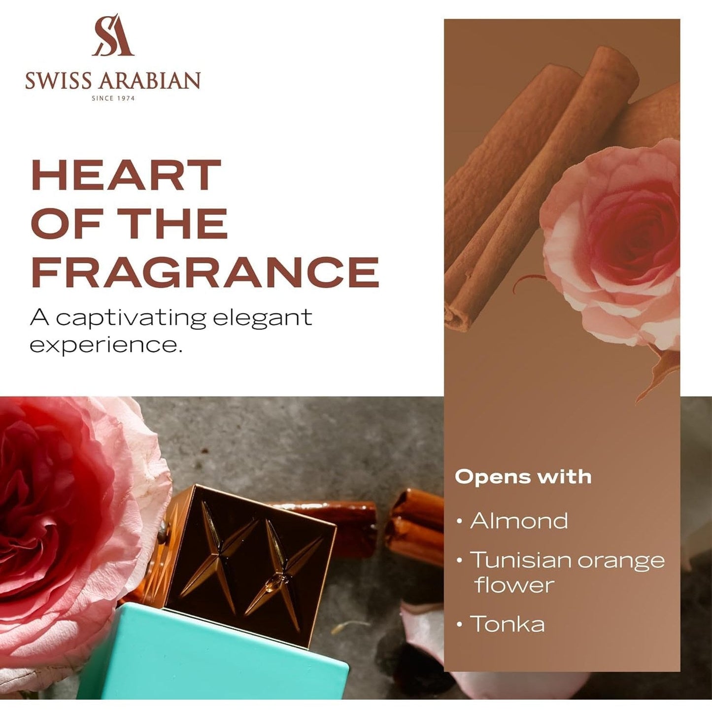 Swiss Arabian Shaghaf Oud Tonka - Vanilla Perfume with Warm Amber Fragrance - Earthy and Woody Allure - Enchanting Fusion of Arabic Perfume - 2.5 oz - Medaid International