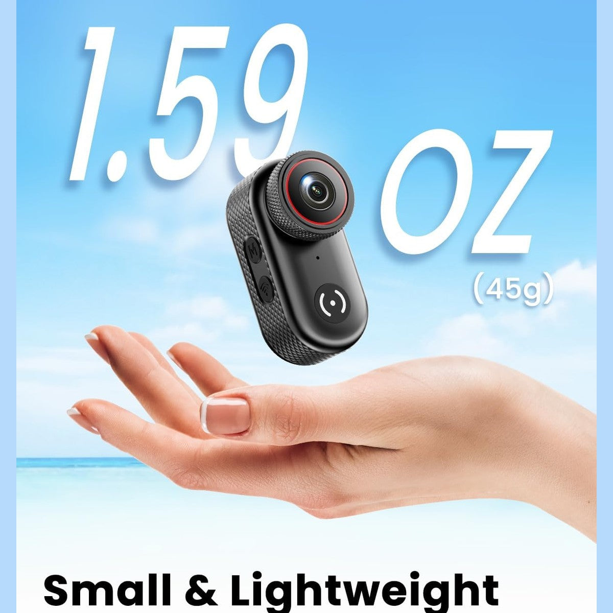 4K Mini Body Camera Wearable POV Action Cam