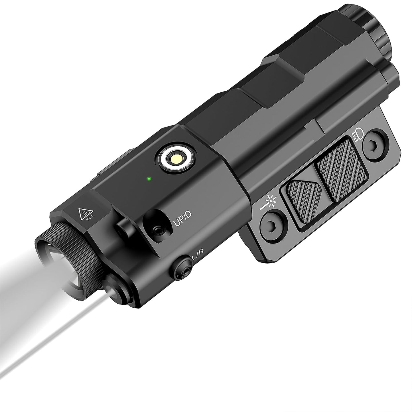Mlok Picatinny Mounted 940nm IR Illuminator Flashlight IR Laser Combo for Night Vision Scope, Rechargeable Infrared Scope Hunting Light for Night Vision Optics (Must be Used with Night Vision Devices) - Medaid International