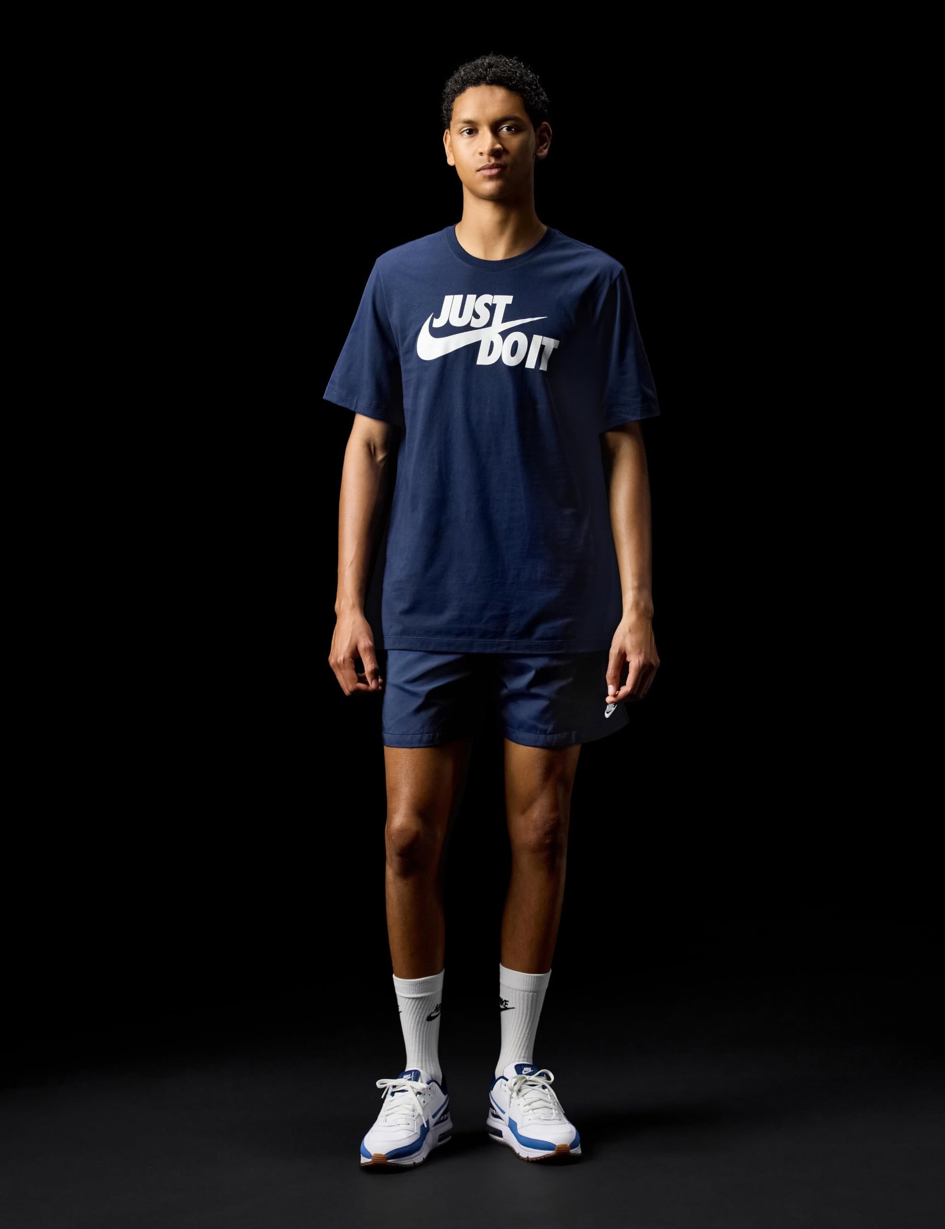Nike Men's Sportswear JDI T-Shirt, Midnight Navy/White, X-Large - Medaid International