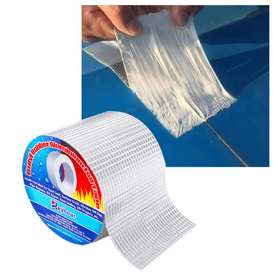 Waterproof Aluminum Foil Rubber Tape شريط لاصق مطاطي ألومنيوم مقاوم للماء