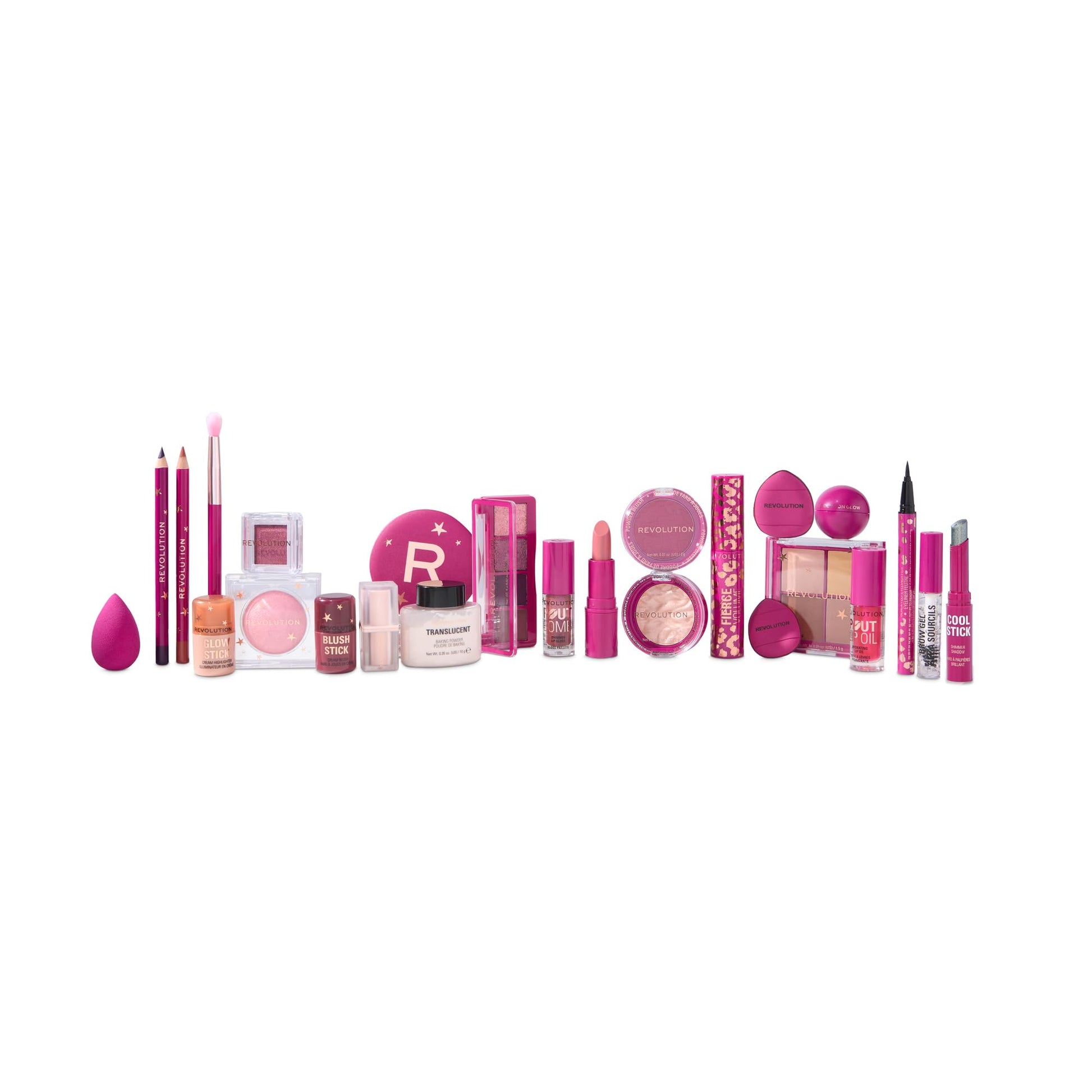 Revolution Makeup Advent Calendar 2025, 24-Piece Beauty Gift Set for Lips, Eyes, & Face, Features Essential Cosmetics & Tools, Vegan & Cruelty-Free - Medaid International
