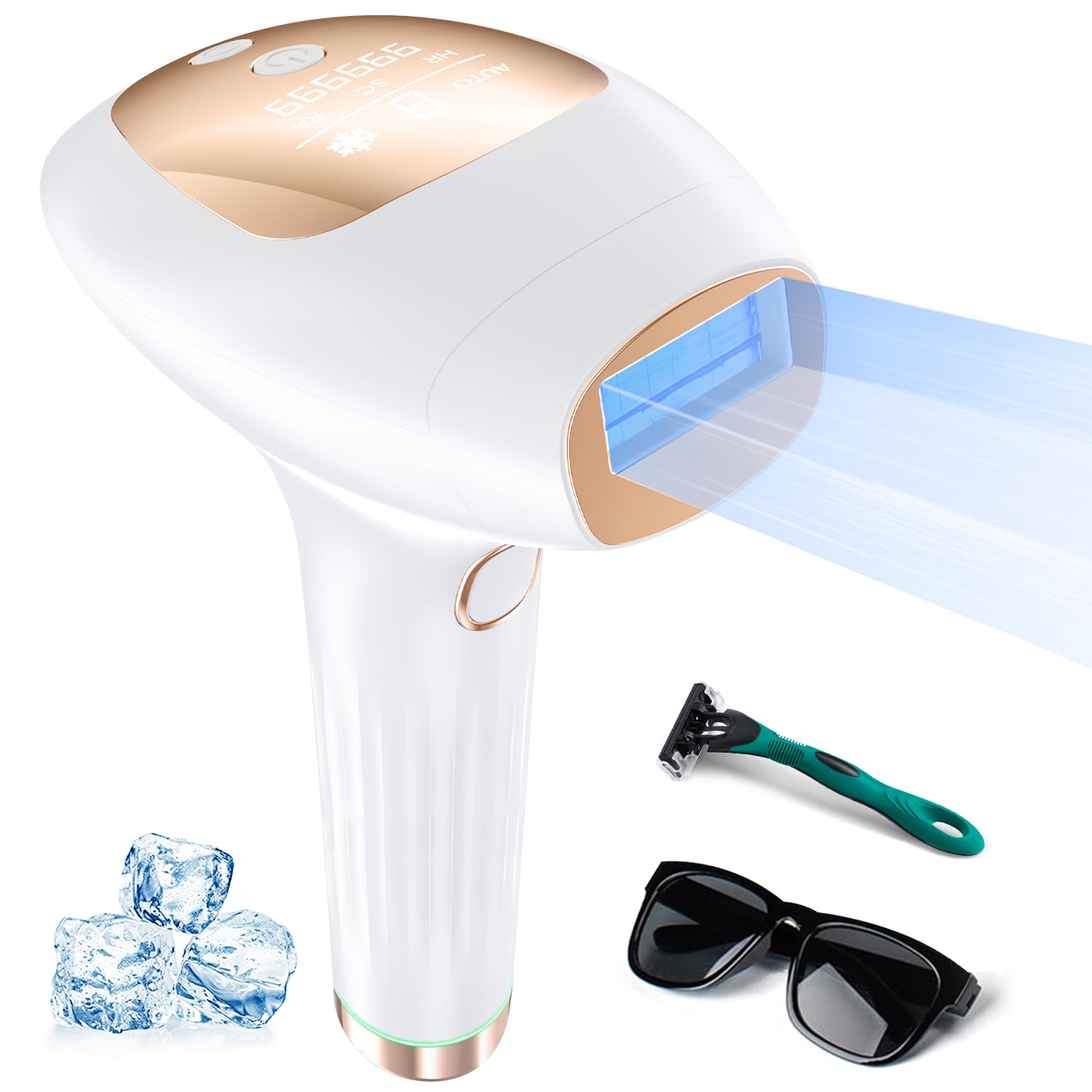 Xsoul Hair Removal with Cooling, Painless IPL Hair Removal Device for Women and Men, at-home Hair Remover for Armpits, Legs, Face, and Bikini Line - Medaid International