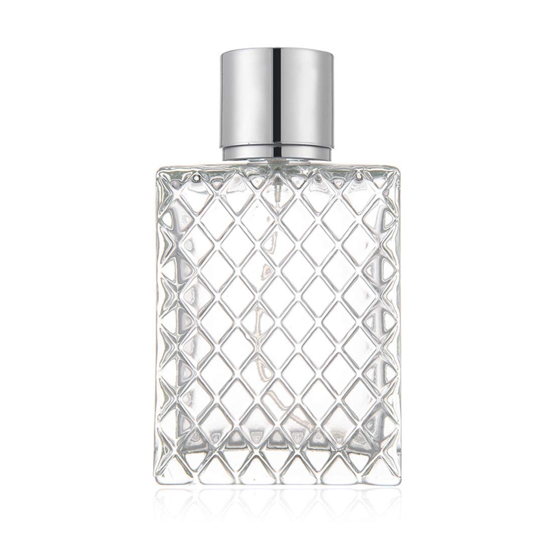 Enslz 100ml 3.4 oz Refillable Spray Perfume Bottles large cosmetic Fine Mist Atomizer Empty Portabe Clear Glass Essential Oil Container for Travel - Medaid International
