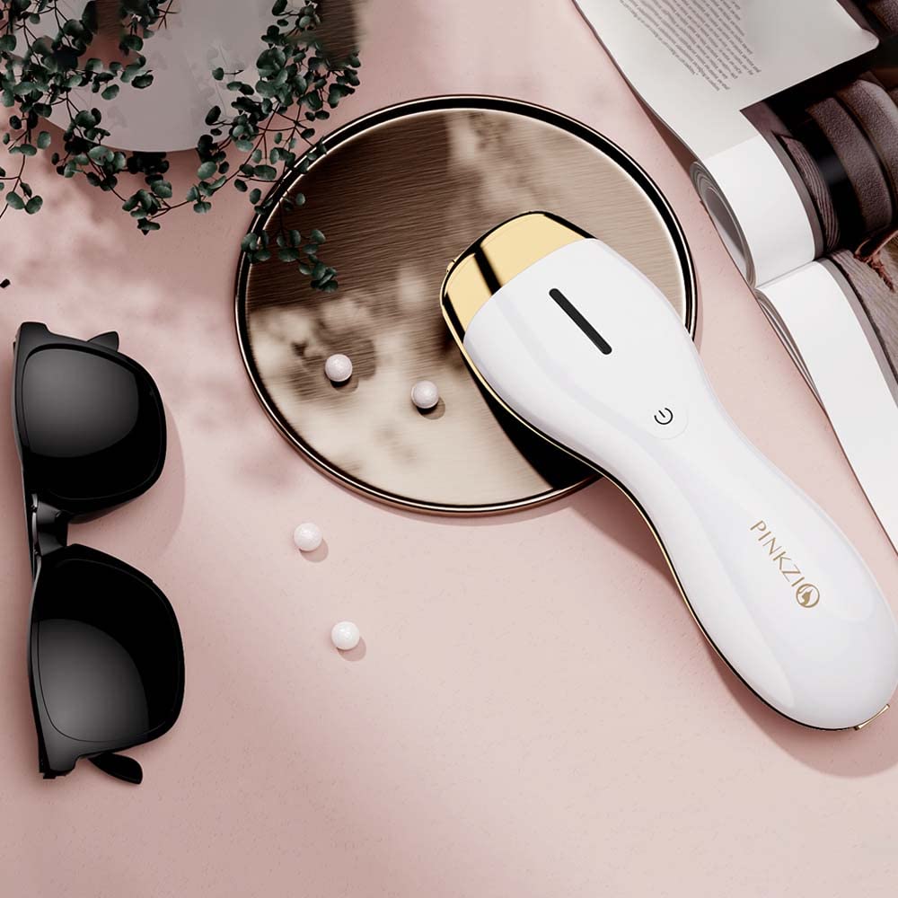 [FDA Cleared] IPL Laser Hair Removal Permanent for Women, Painless Unlimited Flashes Hair Removal Device with 5 Energy Levels, Reduction in Hair Regrowth for Men By PINKZIO - Medaid International