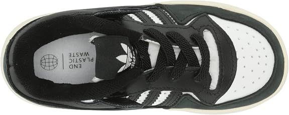 Adidas Baby Black & White Low Elastic Lace Sneaker|Adidas In Lebanon