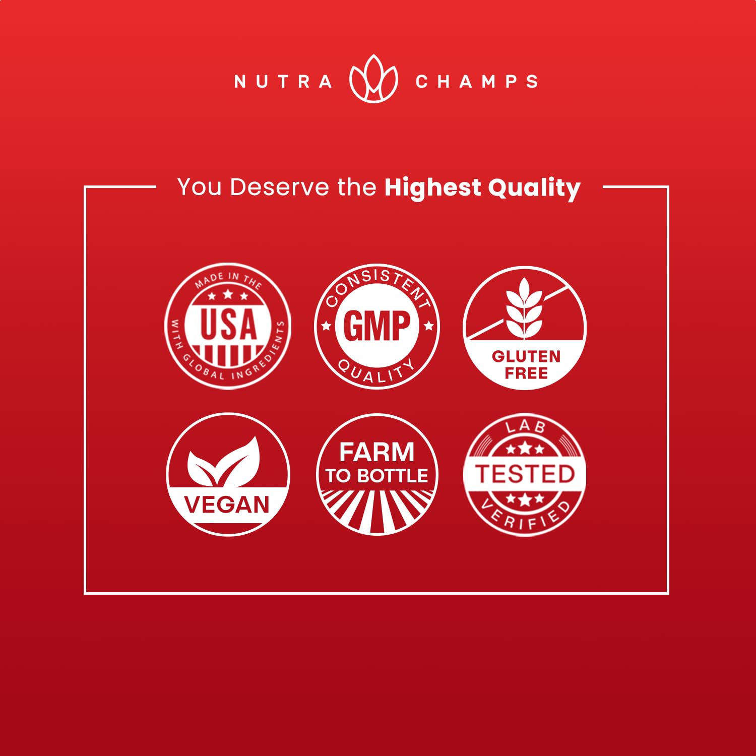 NutraChamps Korean Red Panax Ginseng Capsules | Extra Strength Ginsenosides for Energy, Focus, Performance, Vitality & Immune Support | Korean Ginseng Root Extract (120, Red) - Medaid International