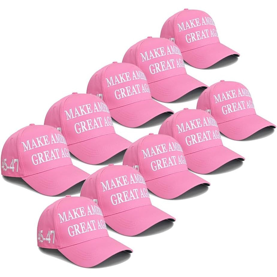 AirPlace Dark MAGA Hat, Make American Great Again Hat 2024, 45-47 Trump Hats Never Surrender Slogan Baseball Cap - Medaid International
