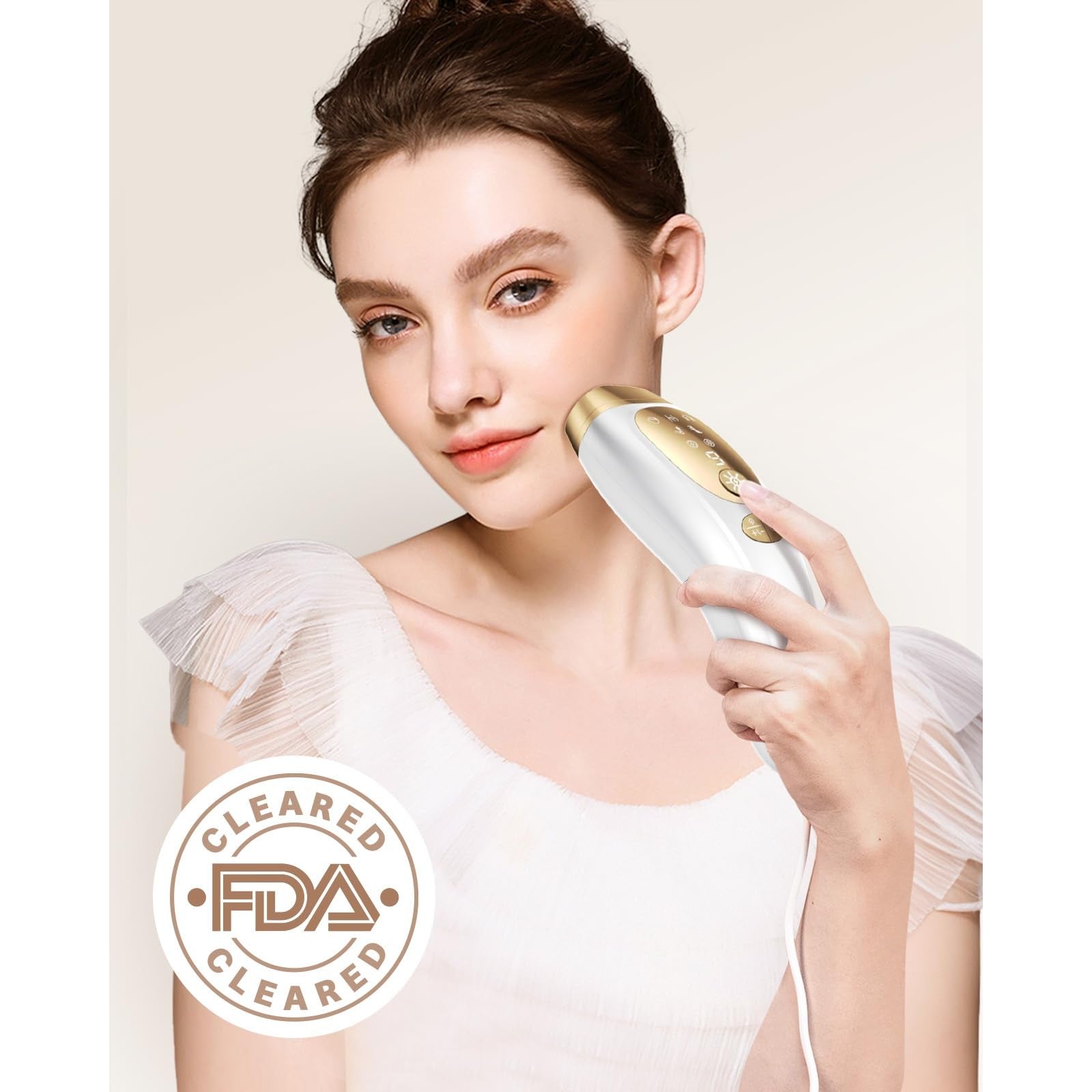 UENMOON Laser Hair Removal for Women and Men - IPL Hair Removal with Ice-Cooling System for Painless & Long-Lasting Result, Whole Body Hair Removal - Medaid International