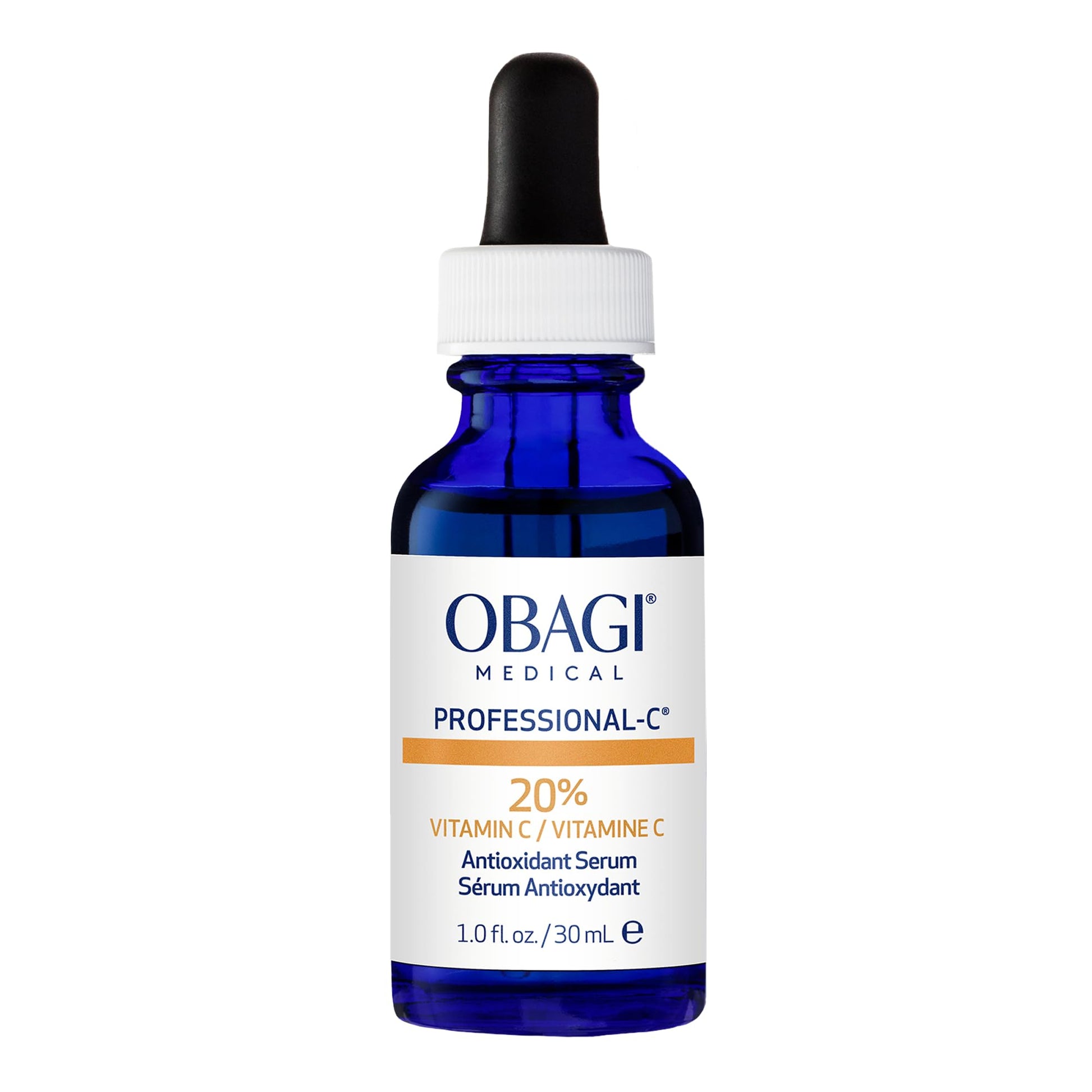 Obagi Professional C Serum 20%, Vitamin C Facial Serum with Concentrated 20% L Ascorbic Acid for Normal to Oily Skin, 1.0 Fl Oz Pack of 1 - Medaid International