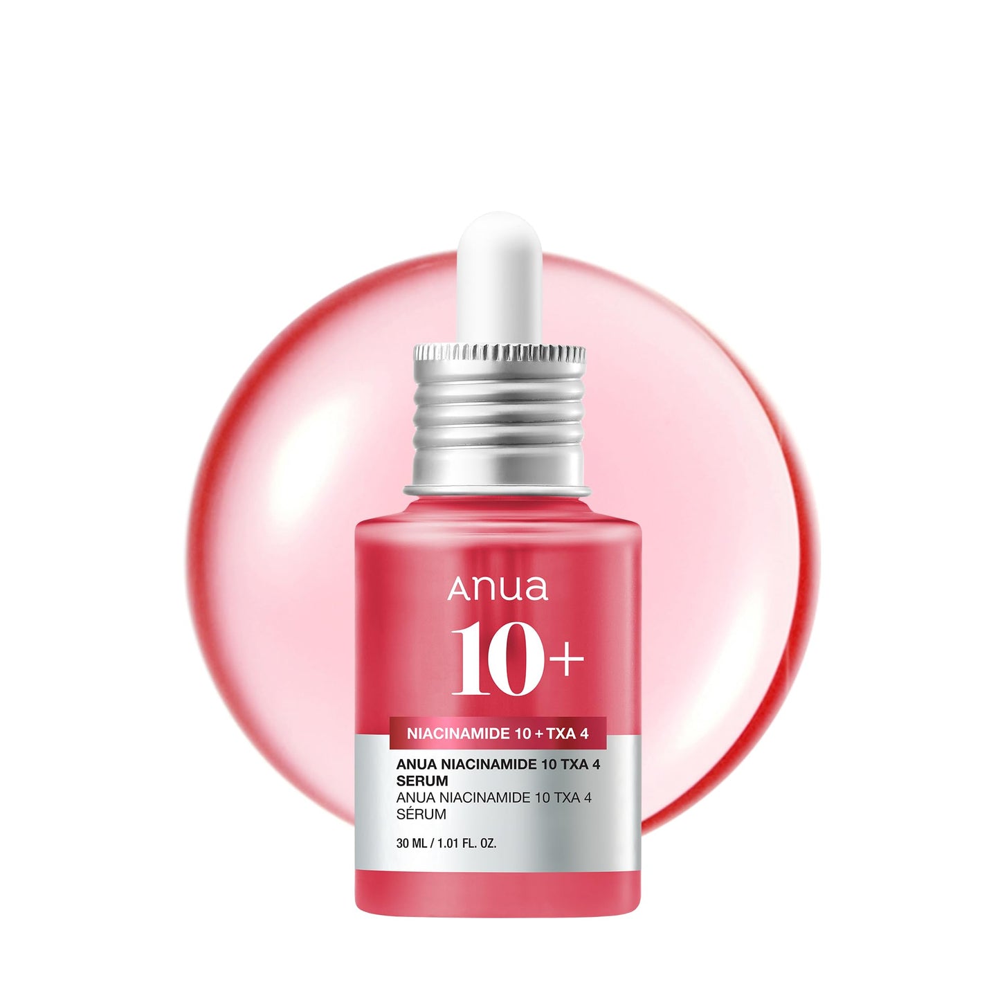 ANUA Niacinamide 10 + TXA 4 Serum, Hyaluronic Acid, Tranexamic acid, Facial Serum For GlassSkin, Glow Back Serum, Dark Spot Care, Postnatal Skincare, Korean Skincare (30ml/1.01 fl.oz) - Medaid International