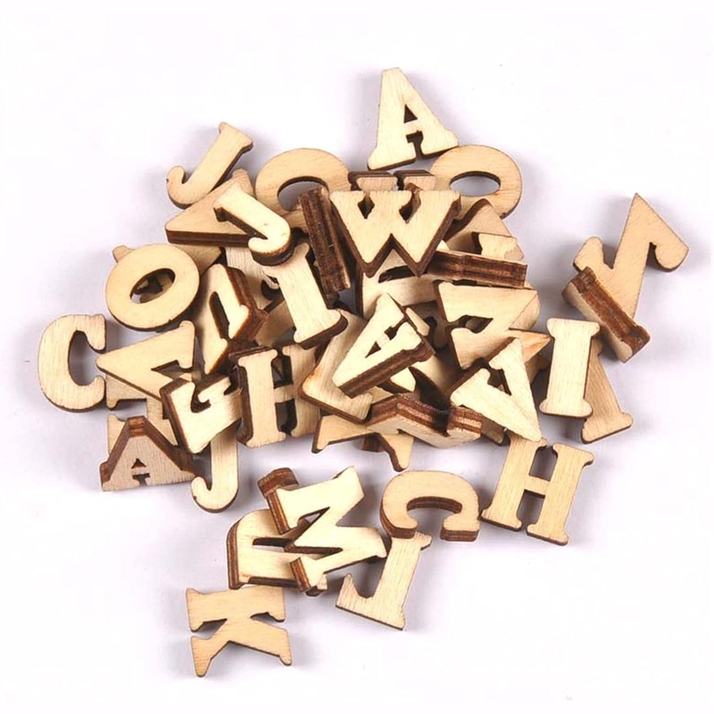 Wood Random Mix English Alphabet Decorative Letters