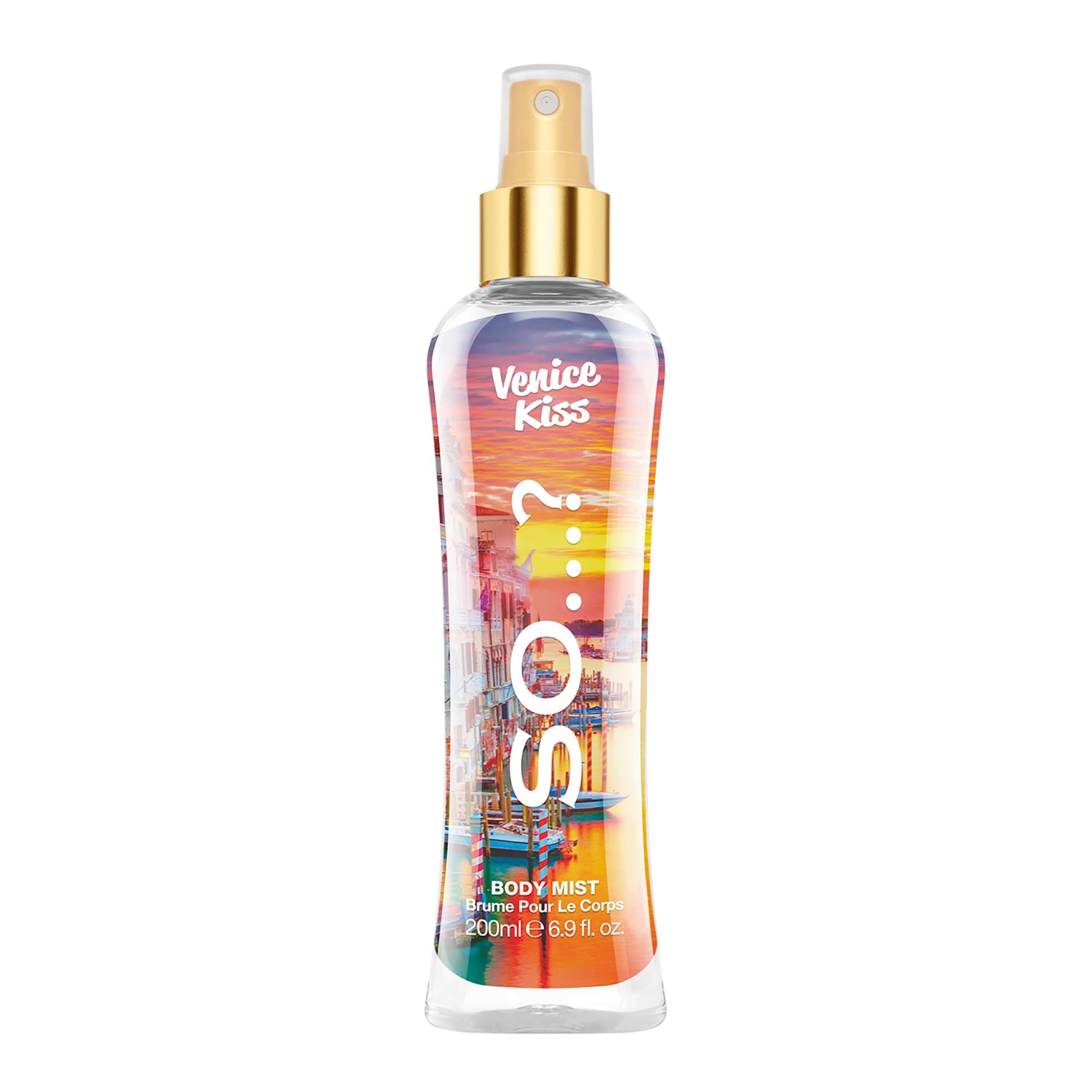 So…? Venice Kiss Body Mist - Vanilla Gourmand with Fruity Floral Perfume for Women - Refreshing Body Spray, Gifts 6.9 oz - Medaid International