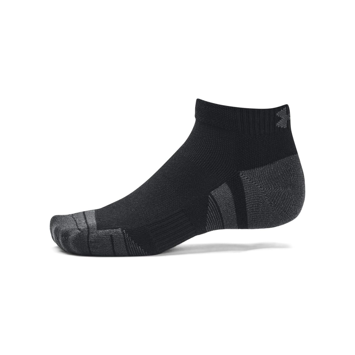 Under Armour 1379504-1-LG Unisex UA Performance Tech 3-Pack Low Cut Socks Black LG - Medaid International