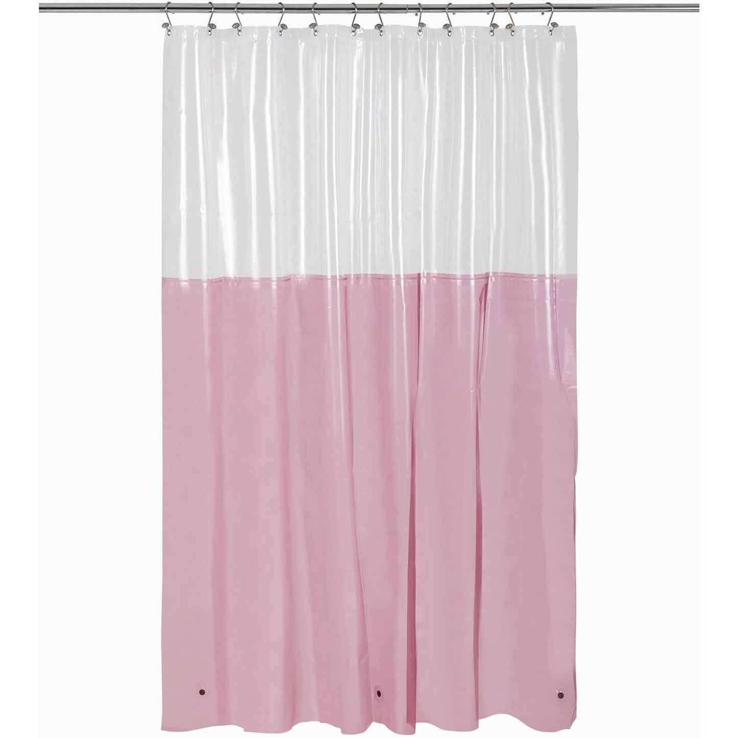 Barossa Design Plastic Shower Liner Clear - Premium PEVA Shower Curtain Liner with Rustproof Grommets and 3 Magnets, Waterproof Cute Lightweight Standard Size Shower Curtains for Bathroom - Clear - Medaid International