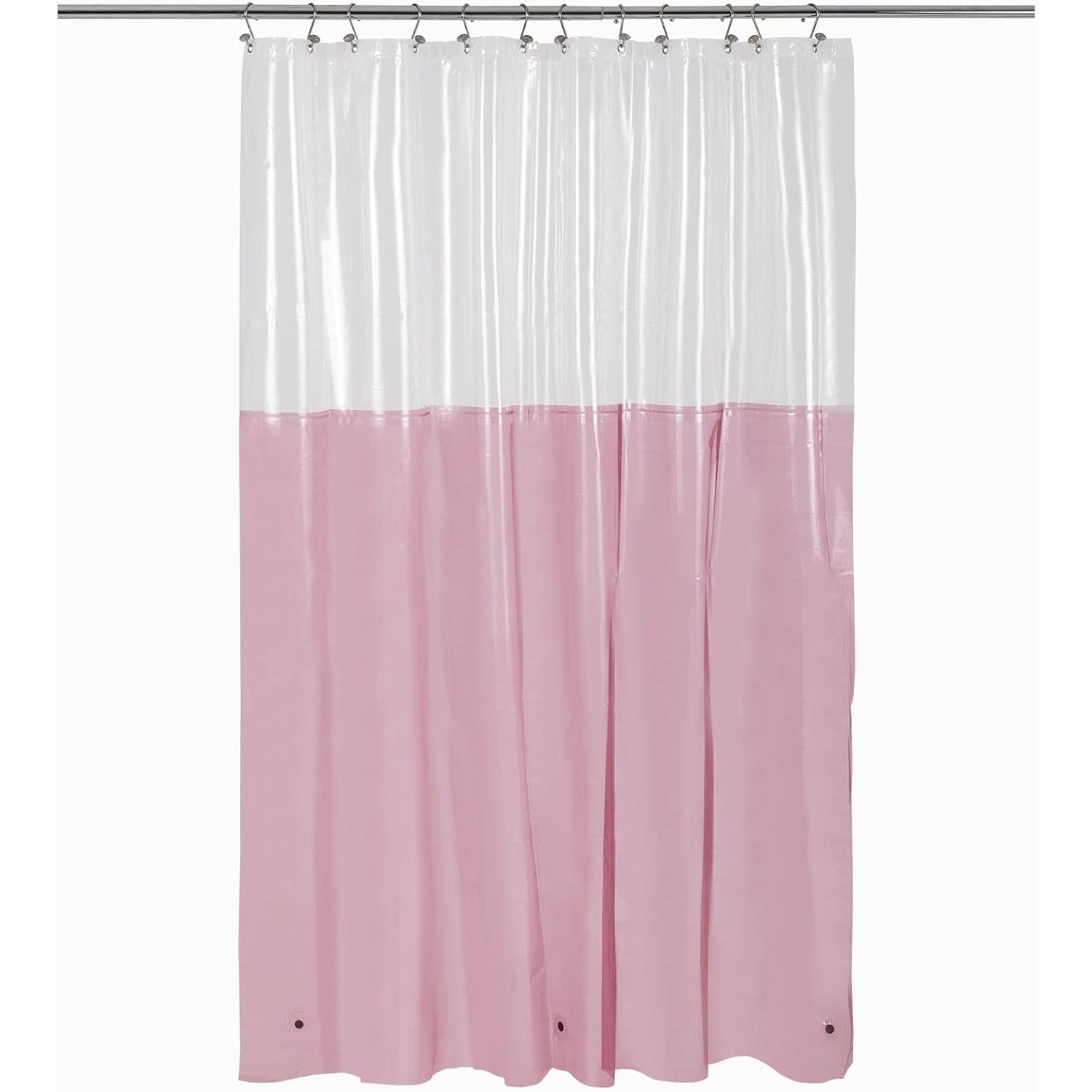Barossa Design Plastic Shower Liner Clear - Premium PEVA Shower Curtain Liner with Rustproof Grommets and 3 Magnets, Waterproof Cute Lightweight Standard Size Shower Curtains for Bathroom - Clear - Medaid International