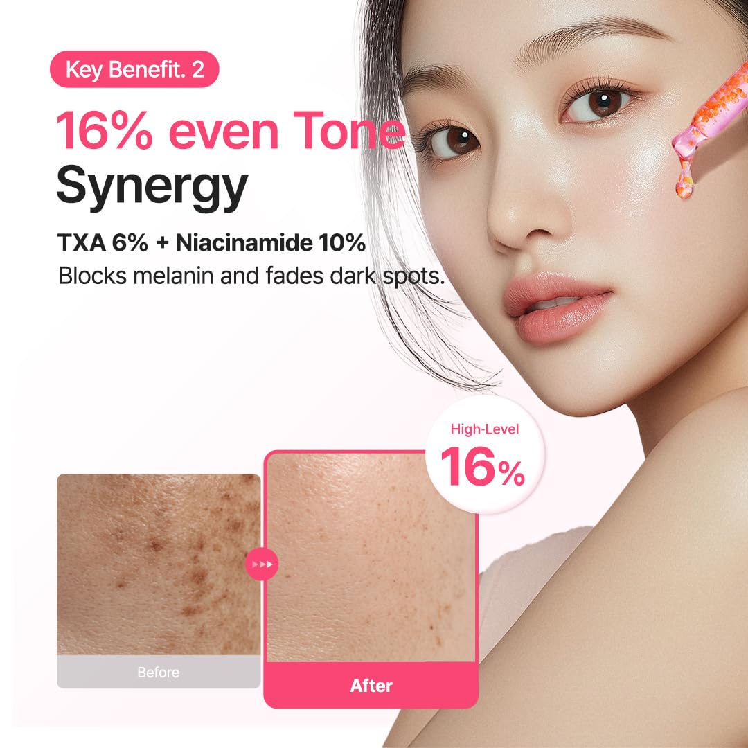PURITO TXA 6% + Niacinamide 10% + Retinal Facial Serum | for Dark Spots, Hyperpigmentation, Uneven Tone | High-Level Tranexamic Acid 6% | Korean skincare, 30mL 1.01 fl.oz - Medaid International