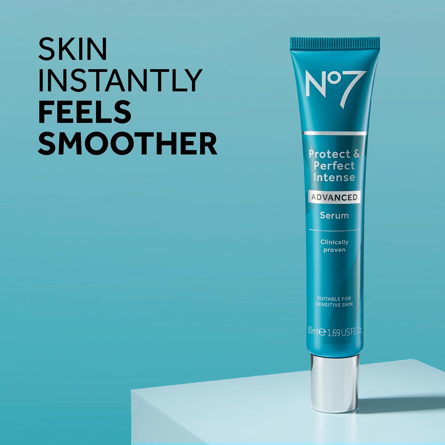 No7 Protect & Perfect Intense Advanced Serum - Anti-Aging Face Serum that Visibly Smoothes & Firms Fine Lines and Wrinkles - Formulated with Hyaluronic Acid and Matrix 3000+ Technology (1 Fl Oz) - Medaid International