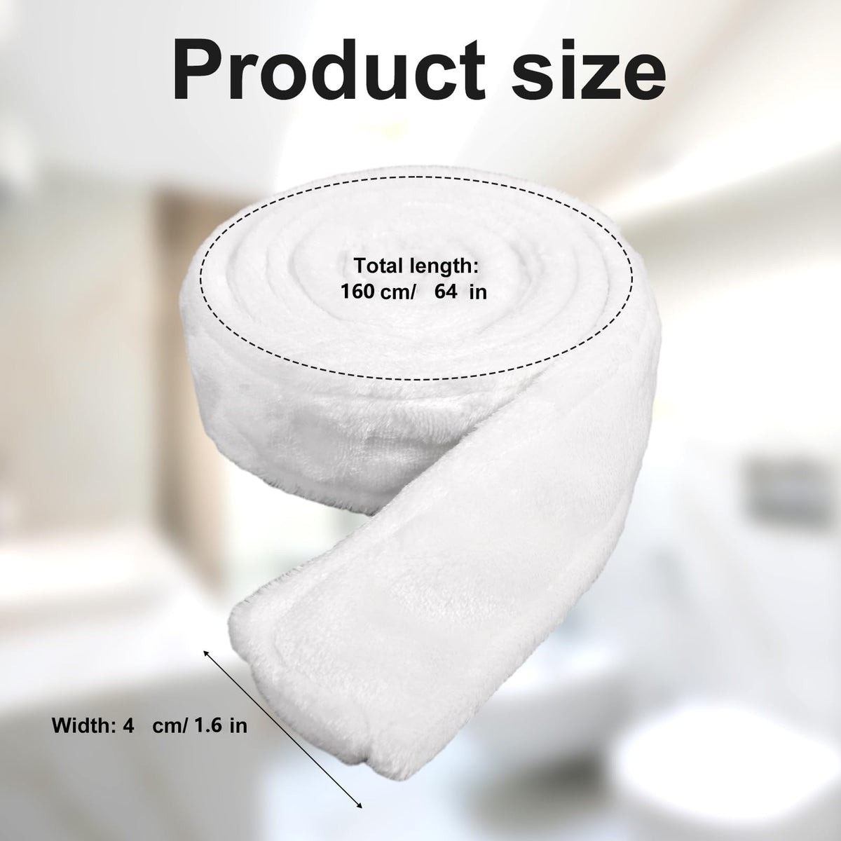 KASTWAVE Robe Belt, Soft Flannel Robe Tie Replacement Bathrobe Belt for Men Women