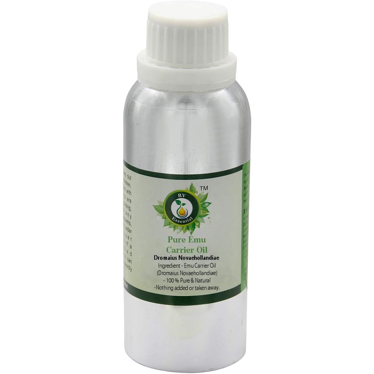 Emu Oil | Dromaius Novaehollandiae | For Massage | For Hair Growth | Pure Emu Oil | Emu Carrier Oil | Natural moisturizer | Unrefined | For Face | For Skin | 5ml | 0.169oz By R V Essential - Medaid International