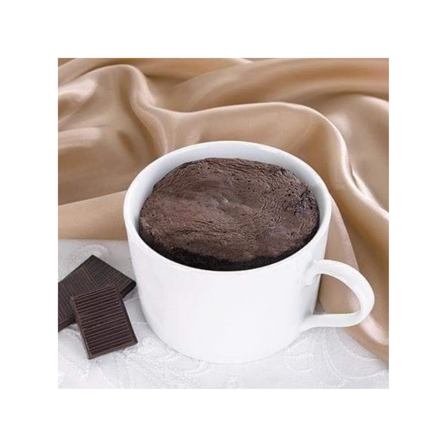 FITWISE - High Protein Mug Cake Mix, 15g Protein, Low Calorie, Low Net Carbs, Low Fat, High Fiber, Gluten Free, Ideal Protein Compatible, 7 Servings Per Box (Chocolate) - Medaid International
