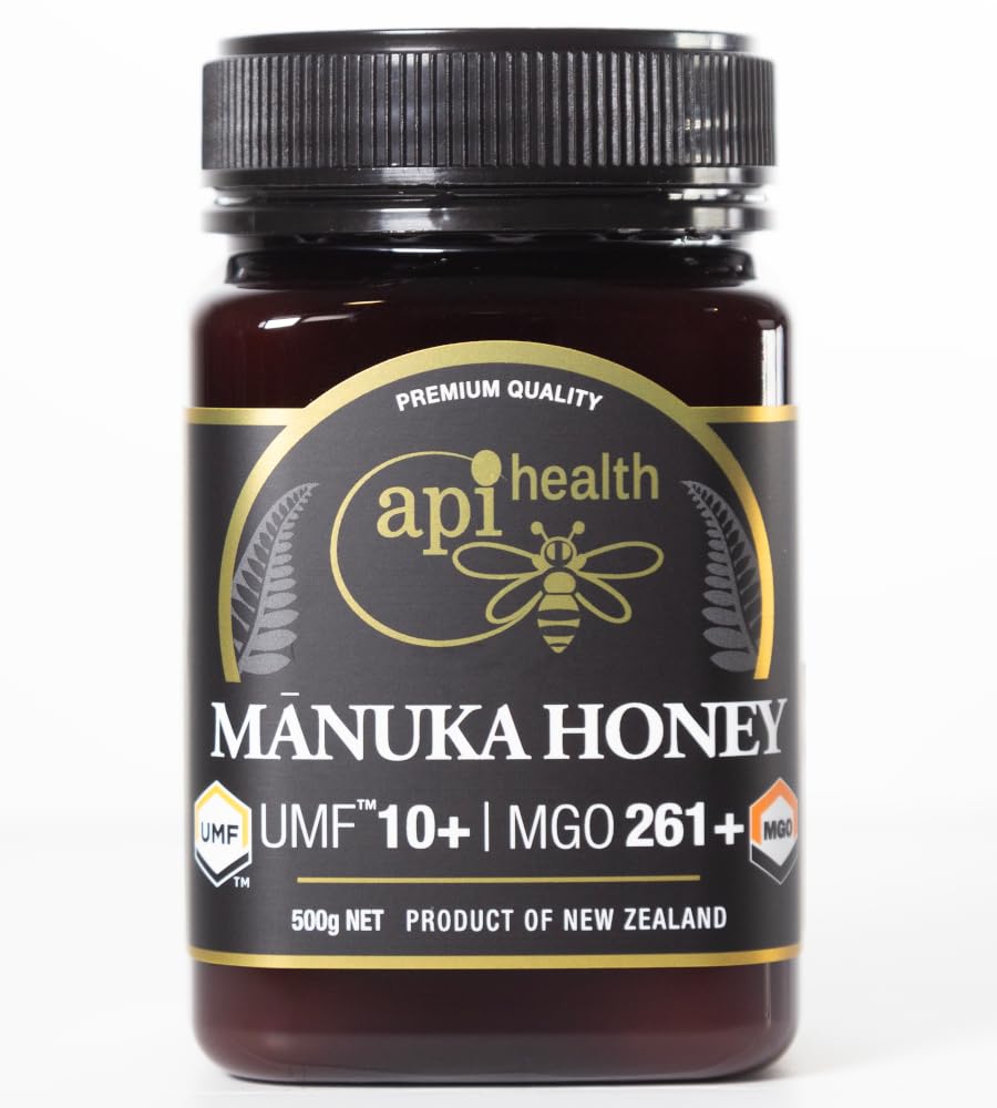 Manuka Honey UMF 10+ (MGO 261+) Pure New Zealand Honey, 1.1 lb (500g) - Medaid International