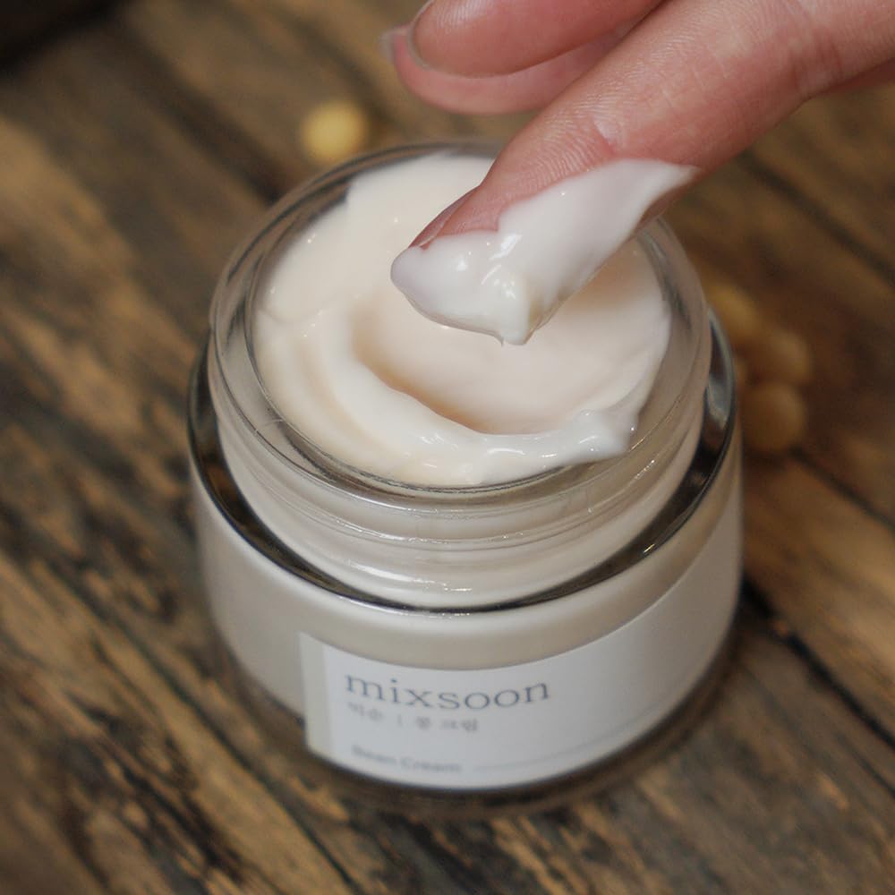 mixsoon Bean Cream - Intensive Moisture Face Cream For Smooth, Nourished Skin, Pore & Sebum Care - Korean Skincare For Glass Skin - Non-stick (1.69 fl.oz / 50ml) - Medaid International