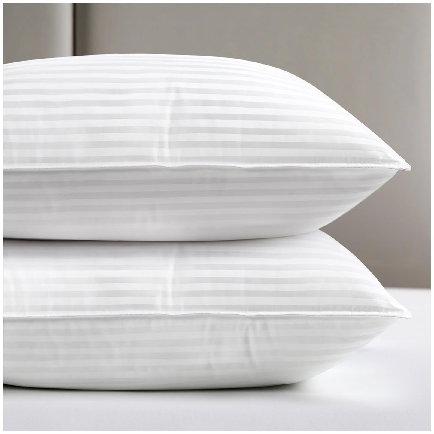 viewstar Bed Pillows Queen Size Set of 2, Hotel Collection, Down Alternative Pillow for Back, Stomach or Side Sleepers, Soft - Medaid International