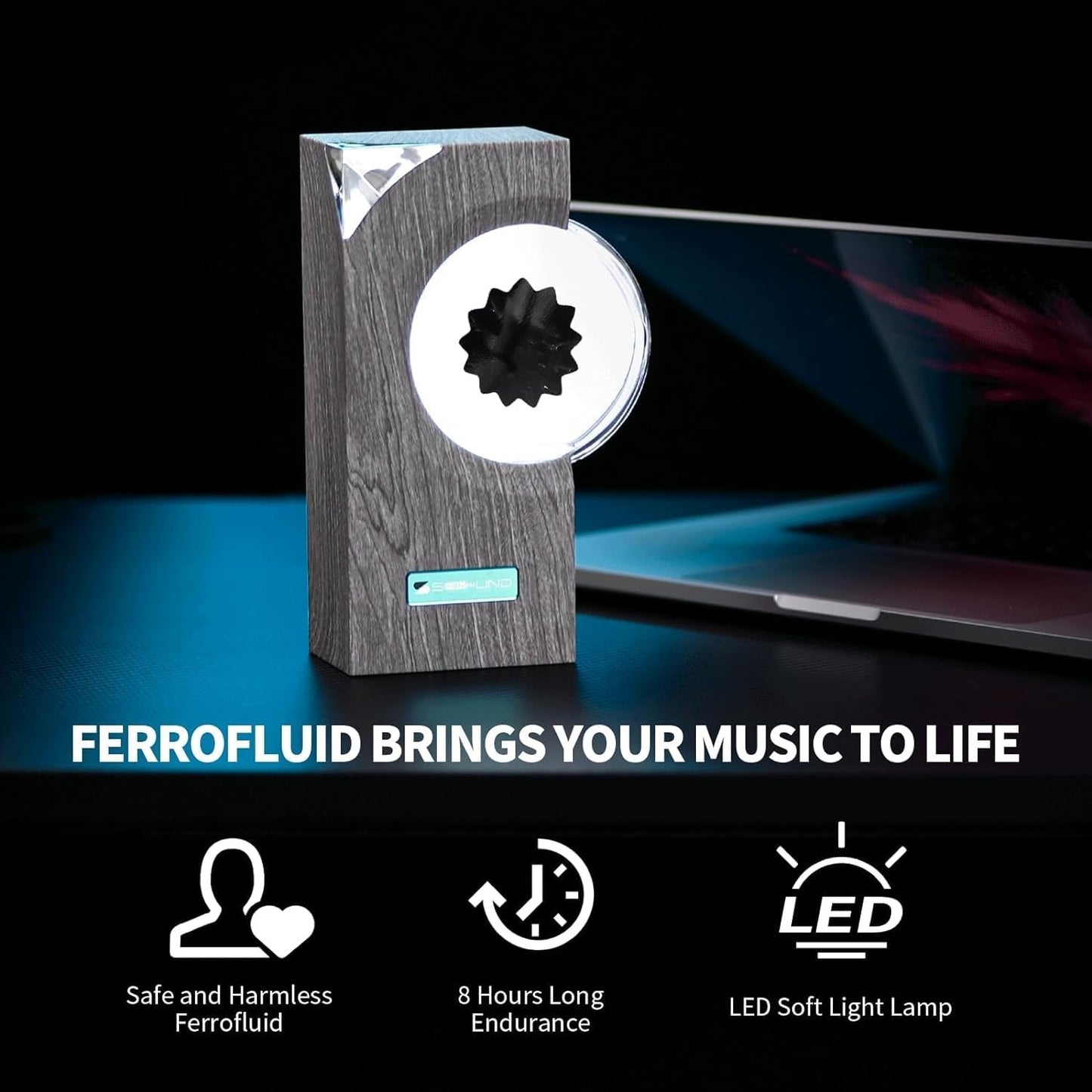 Magnetic Fluid Rhythm Lamp