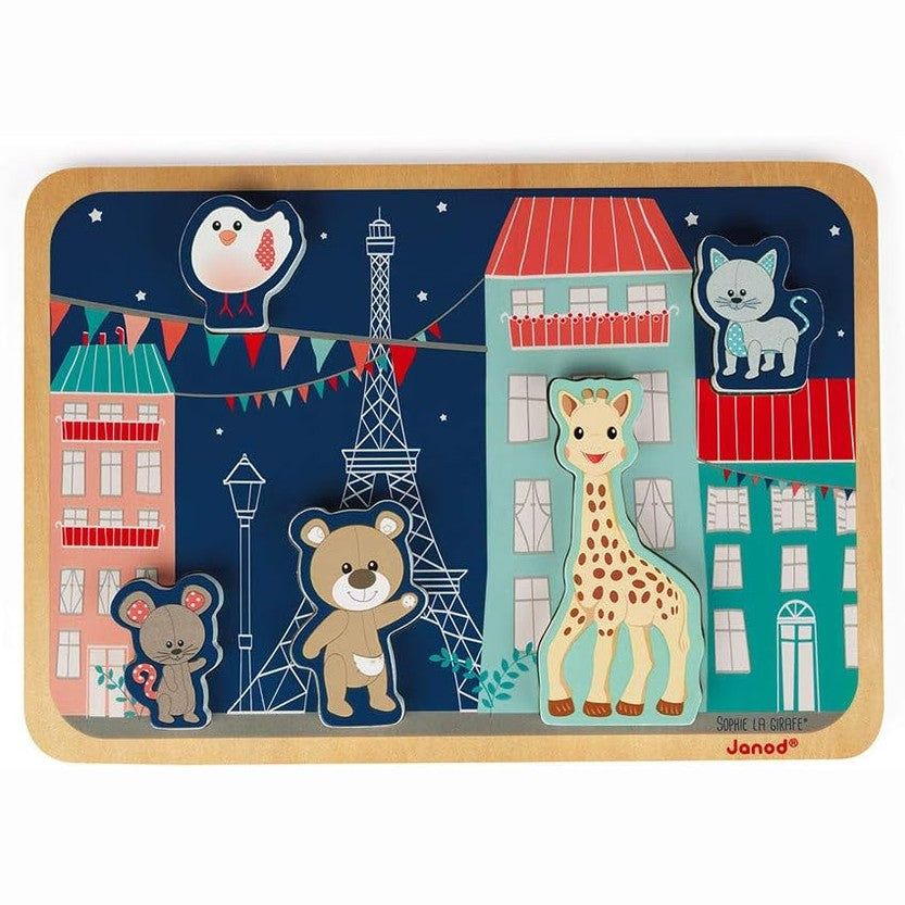 Janod - Sophie La Girrafe - Chunky Puzzle