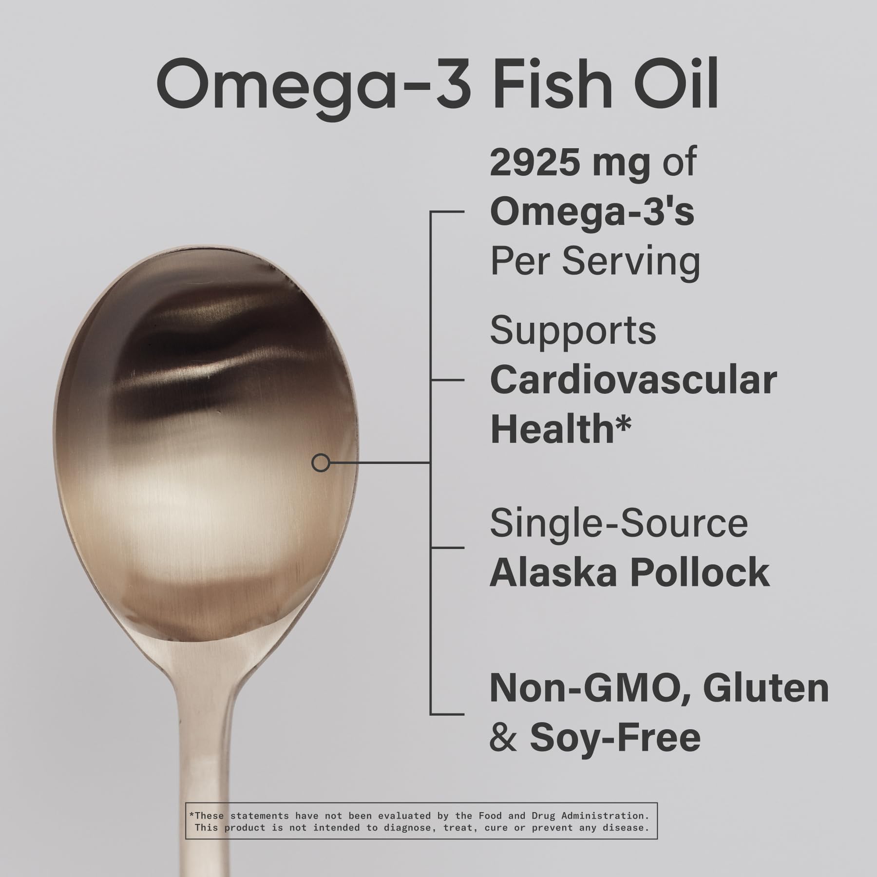 Sports Research Omega-3 Fish Oil, Lemon Flavor - 8 oz - 4685 mg of Wild Caught Alaska Pollock Fish Oil per Teaspoon - Easy-to-Take Liquid for Cardiovascular Support*- 48 Servings - Medaid International