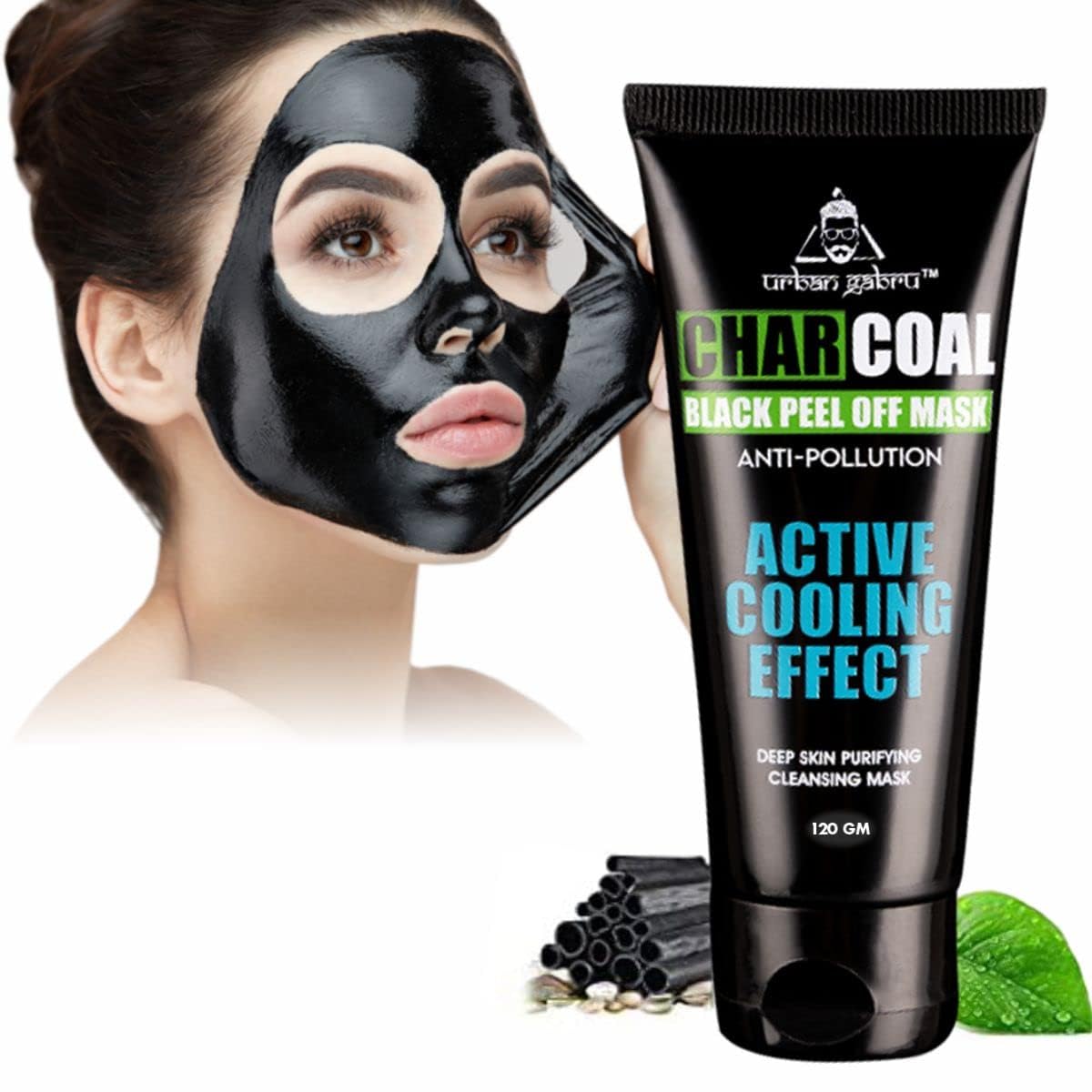 UrbanGabru CharCoal Peel Off Mask | Deep skin cleansing Mask 60gm - Medaid International