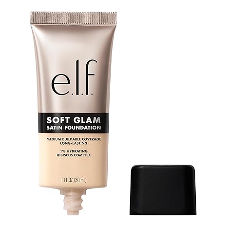 ELF ESOFT GLAM SATIN FOUNDATION MEDIUM BUILDBLE COVERAGE LONG LASTING - 11 FAIR NEUTRAL