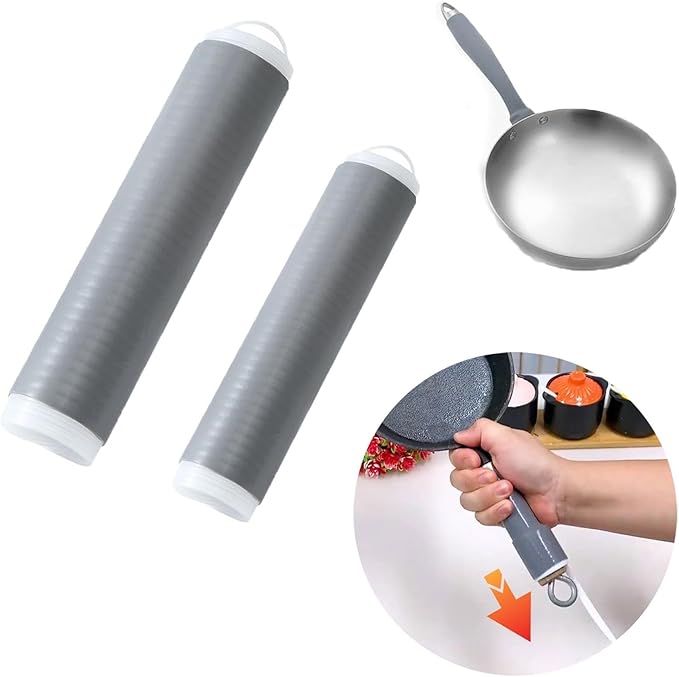 Silicone Pot Handle Cover – Heat Resistant Anti-Scald Grip