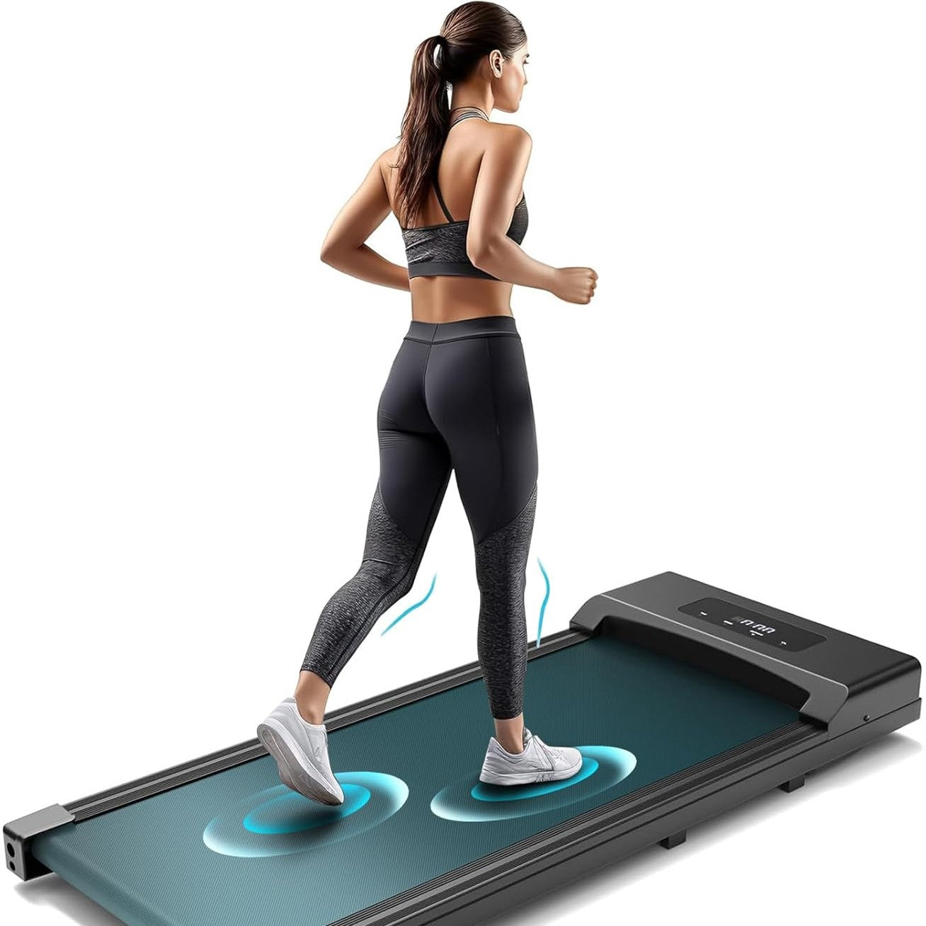 INGUNAR Treadmill For Home, 2.25 HP Protable Under Desk Treadmill Walking Pad With Remote Control, LED Display, Jogging Walking Machine For Exercise, 265lbs, Installation Free (Blackness)INGUNAR Treadmill For Home - Medaid International