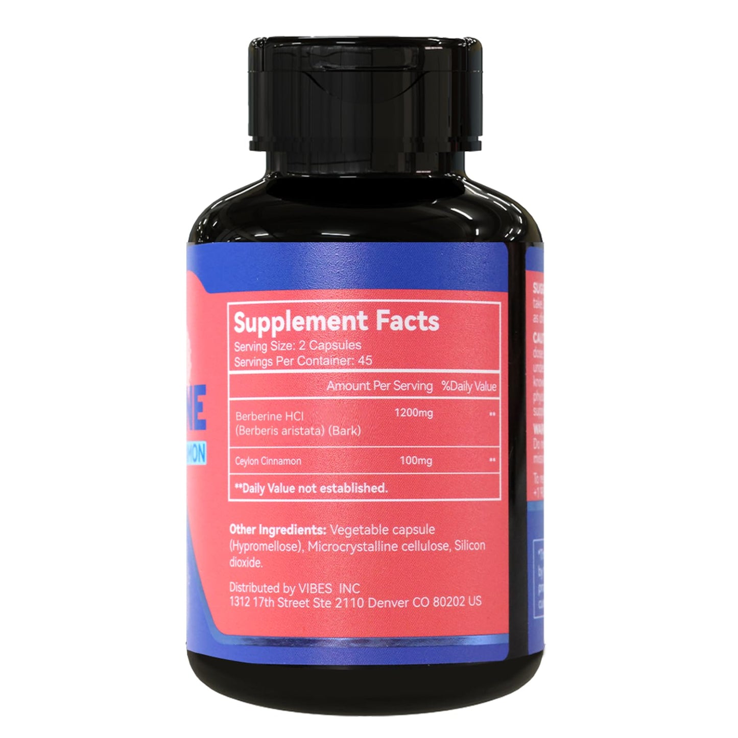 EAZGOO Premium Berberine Supplement 1200mg with Ceylon Cinnamon - 90 Vegan Capsules - Berberine HCL Supplement Non-GMO Gluten Free, Immune Support - Medaid International