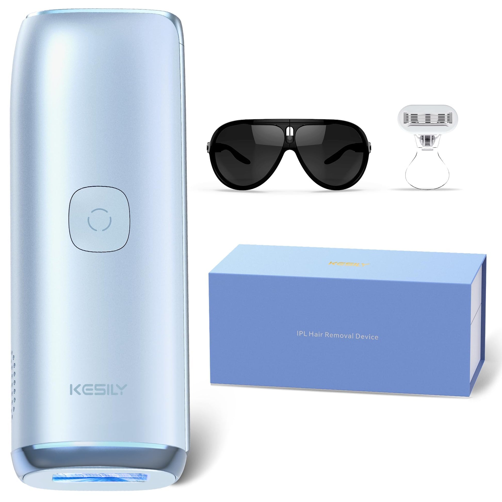 Laser Hair Removal for Women, IPL Laser Hair Removal Device, Painless Hair Remover at Home with Sapphire Ice-Cooling, Long-Lasting Hair Reduction in 3 Weeks for Face Body Bikini, Gifts for Women Her - Medaid International