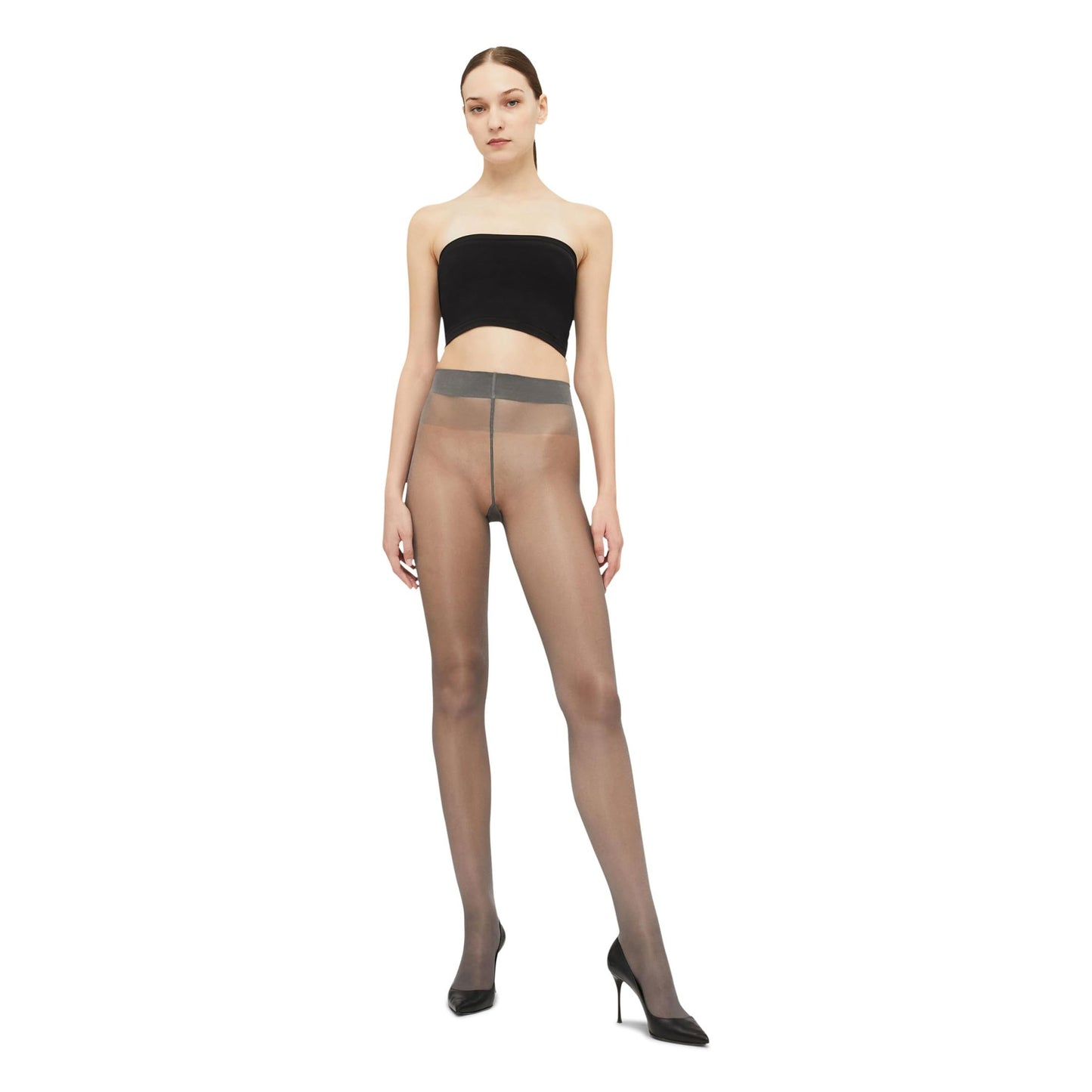 Wolford Satin Touch 20 Denier Tights For Women (Steel,XS) - Medaid International