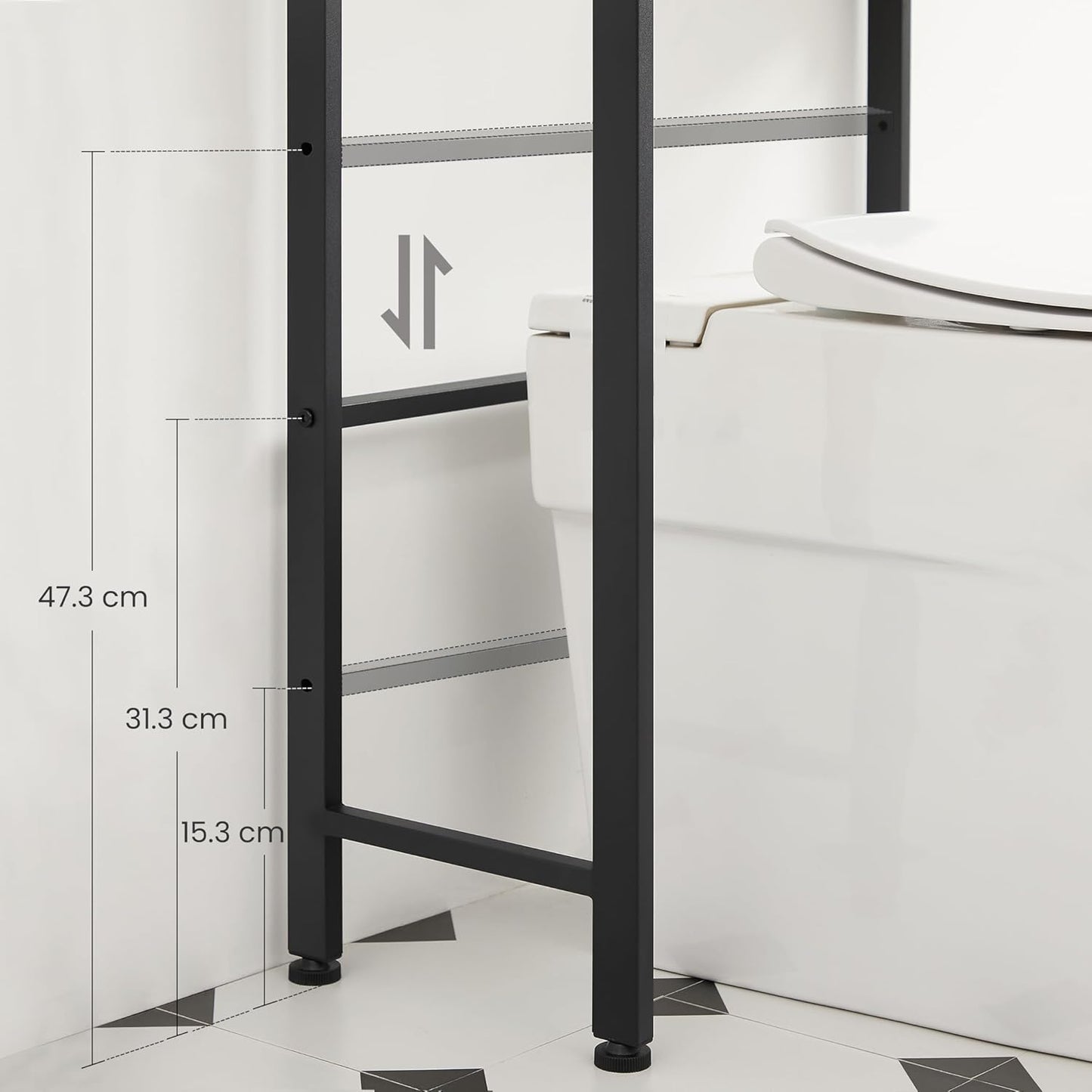 Vasagle Toilet Shelf BTS002B02V1